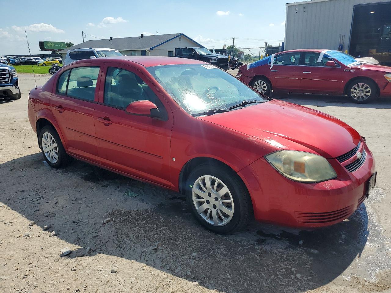 2010 Chevrolet Cobalt 4d Lt Красный vin: 1G1AB5F59A7109220
