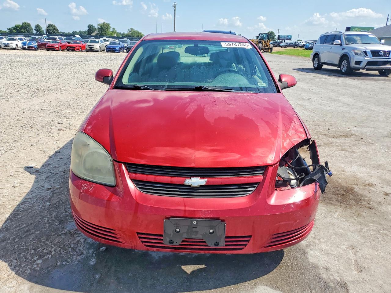 2010 Chevrolet Cobalt 4d Lt Красный vin: 1G1AB5F59A7109220