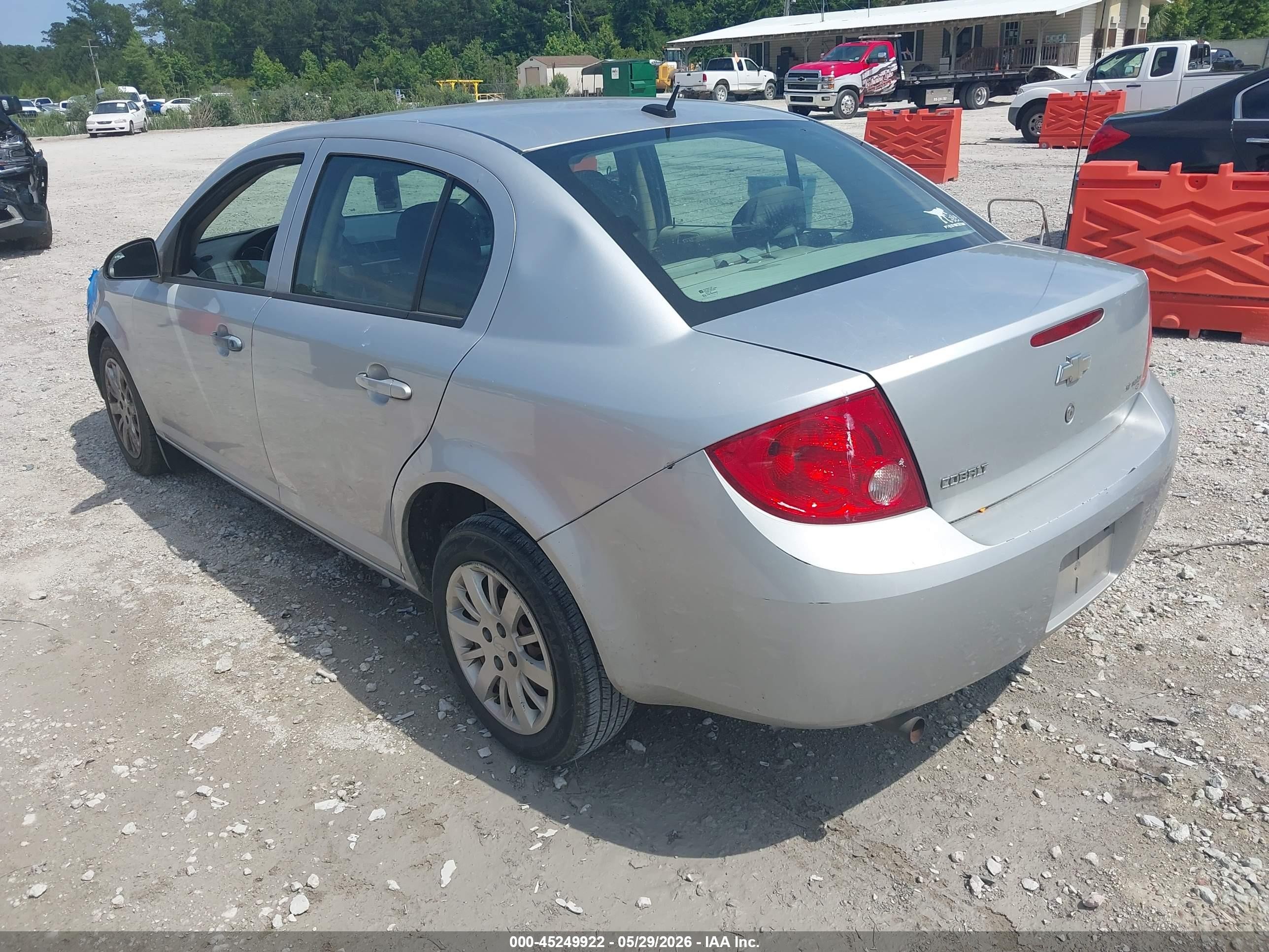 2010 Chevrolet Cobalt Ls Silver vin: 1G1AB5F5XA7178983