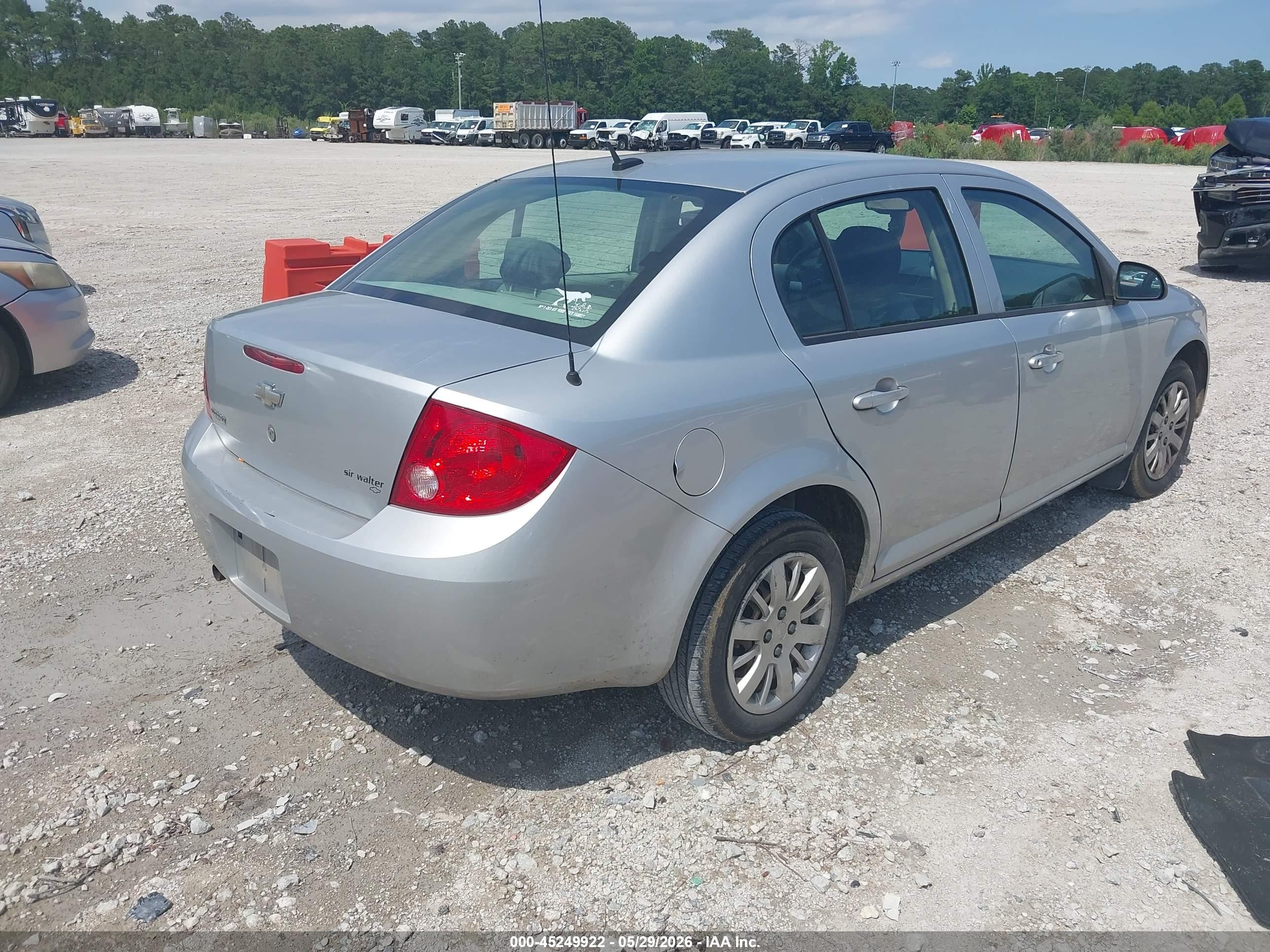 2010 Chevrolet Cobalt Ls Silver vin: 1G1AB5F5XA7178983