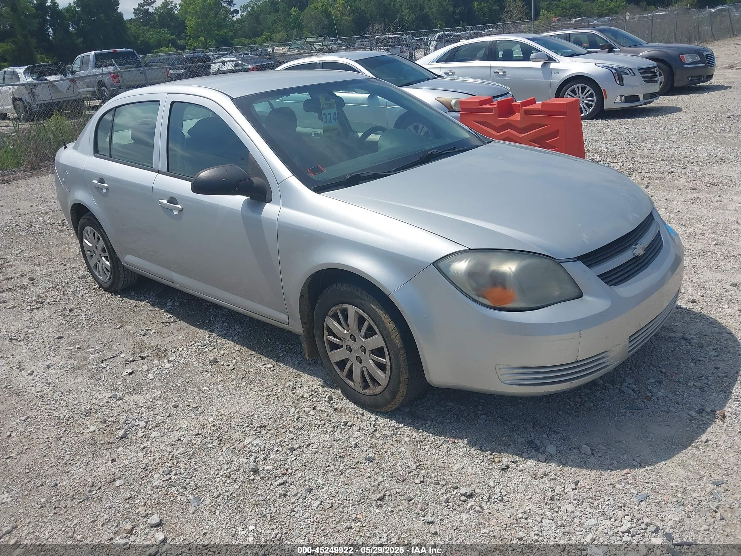 2010 Chevrolet Cobalt Ls Silver vin: 1G1AB5F5XA7178983