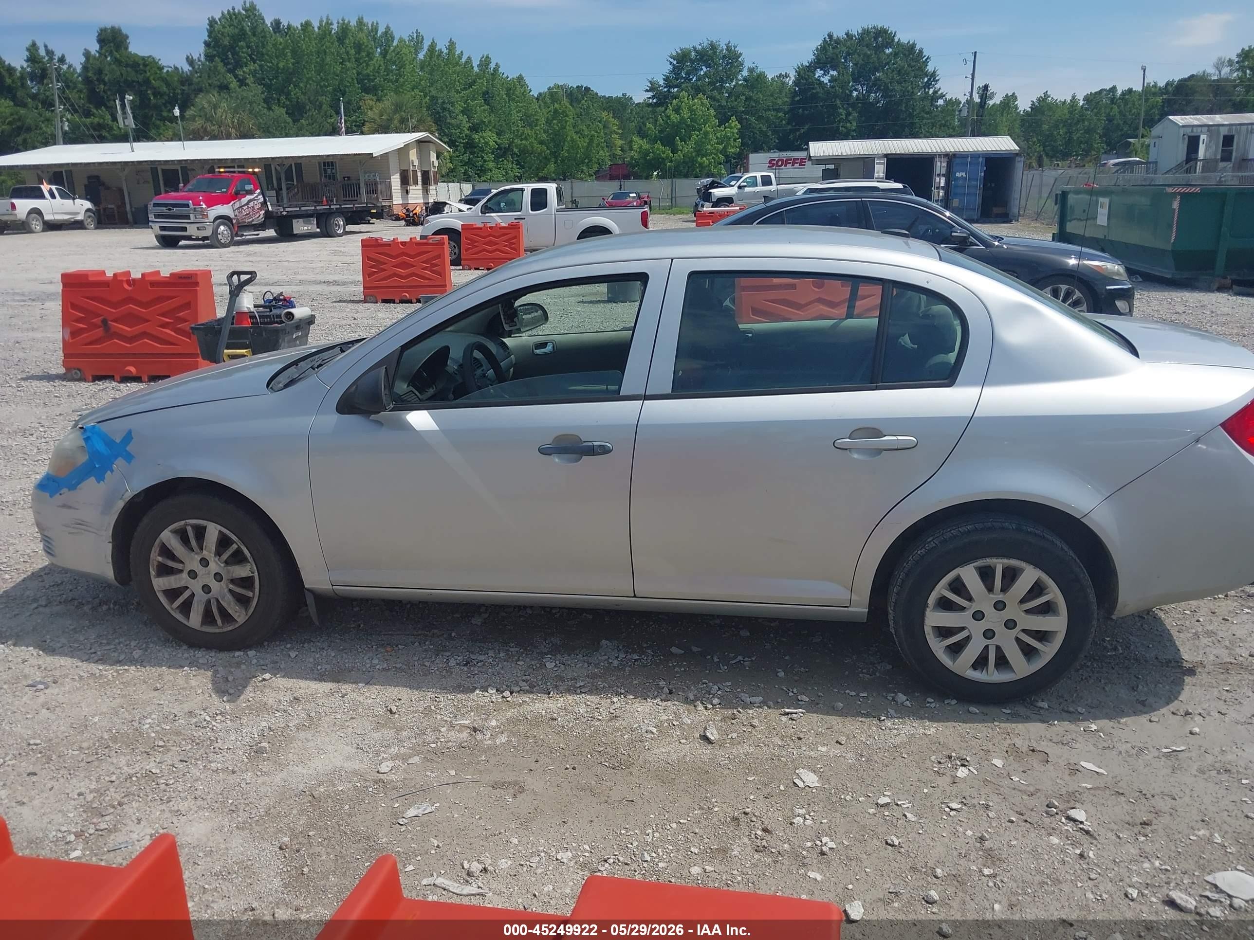 2010 Chevrolet Cobalt Ls Silver vin: 1G1AB5F5XA7178983
