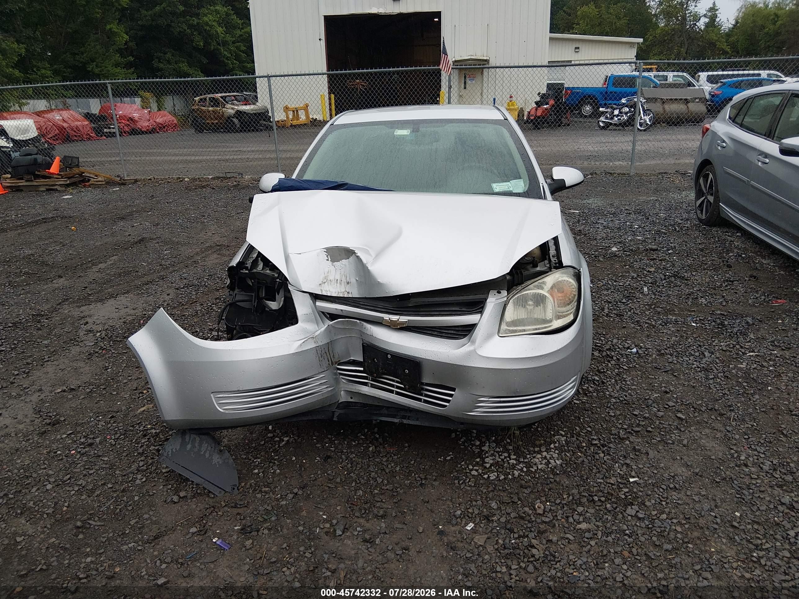 2010 Chevrolet Cobalt Lt Серебряный vin: 1G1AC1F57A7165209