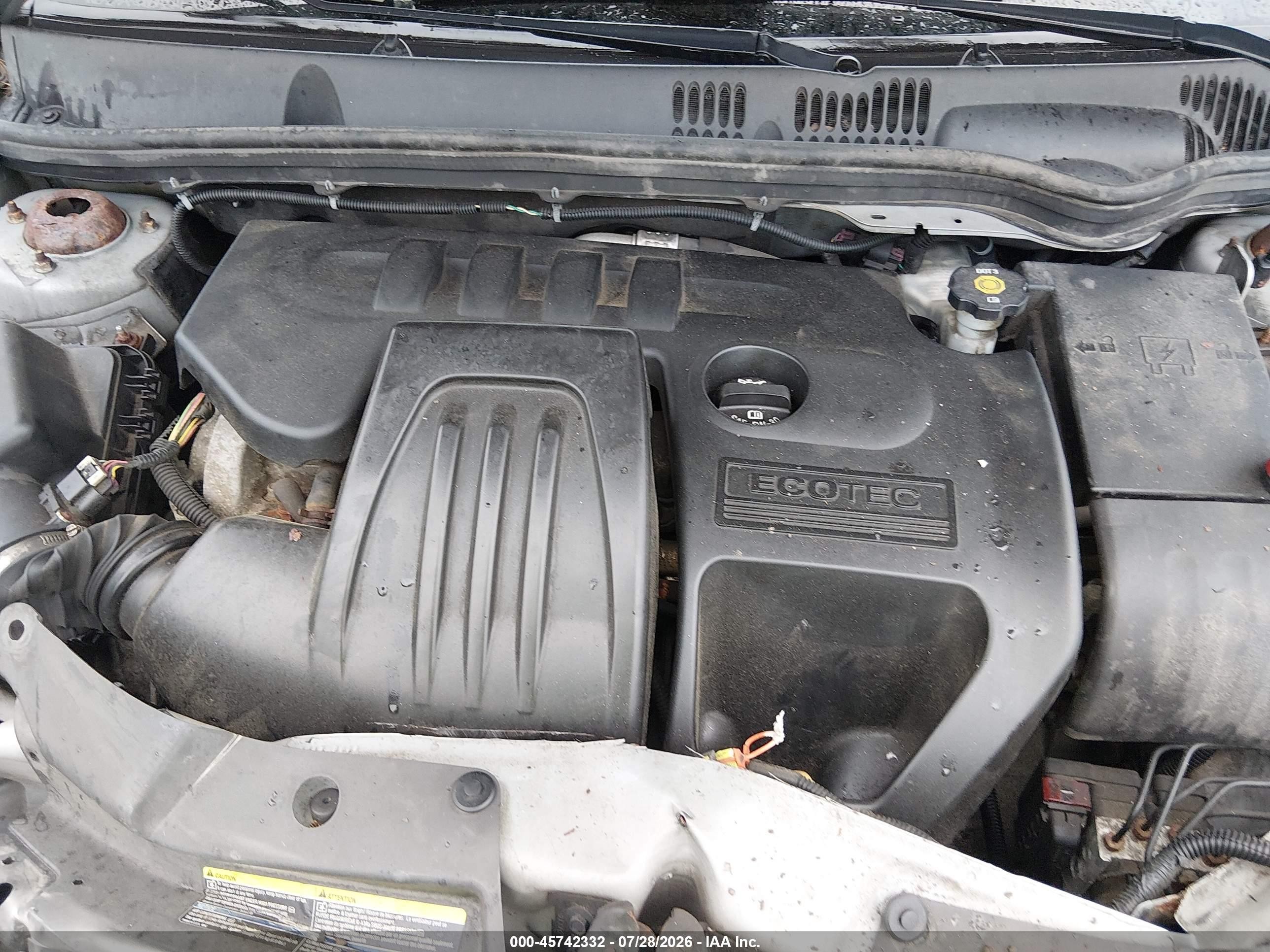 2010 Chevrolet Cobalt Lt Серебряный vin: 1G1AC1F57A7165209