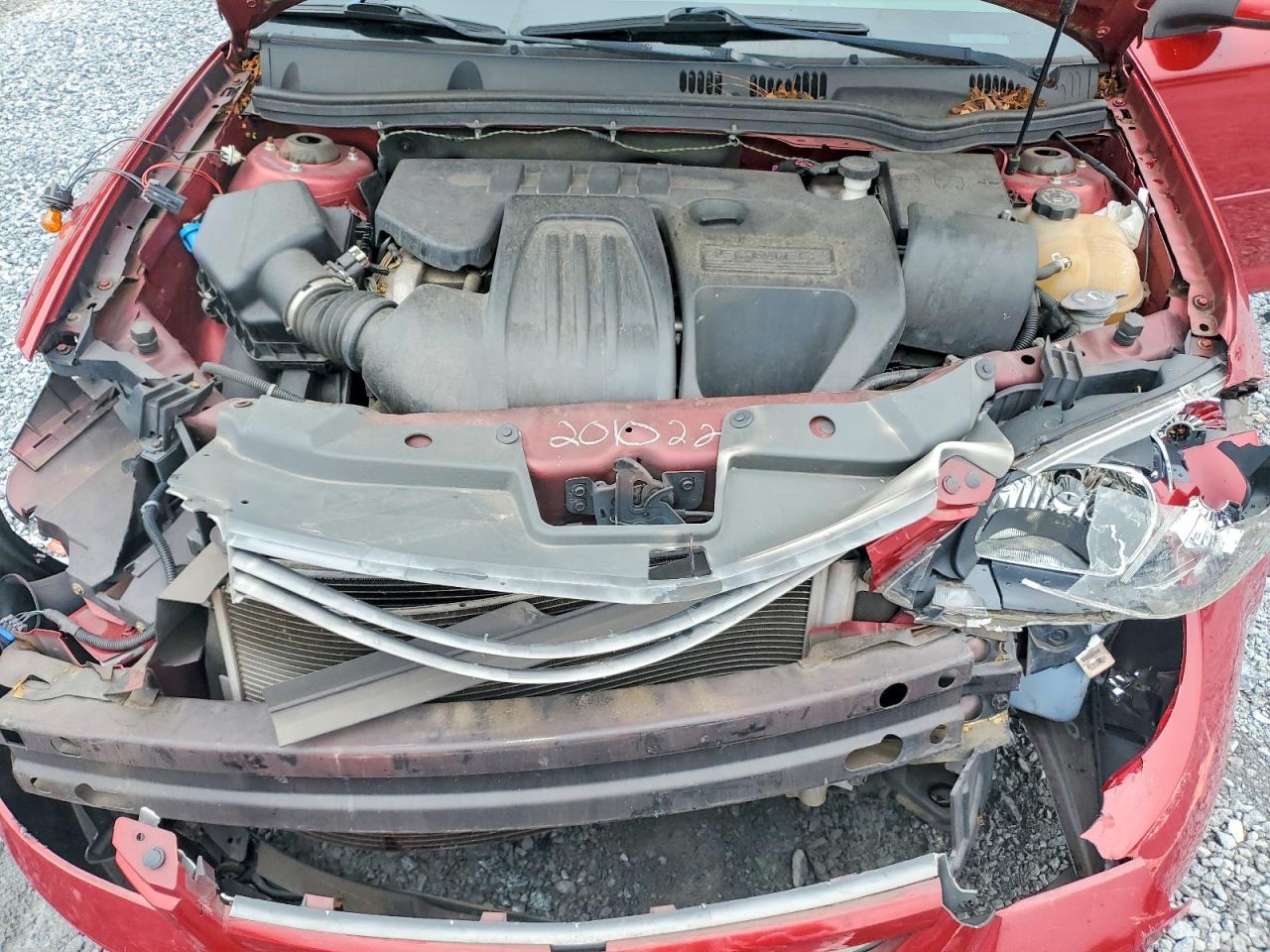 2010 Chevrolet Cobalt 1lt Red vin: 1G1AD1F52A7160464