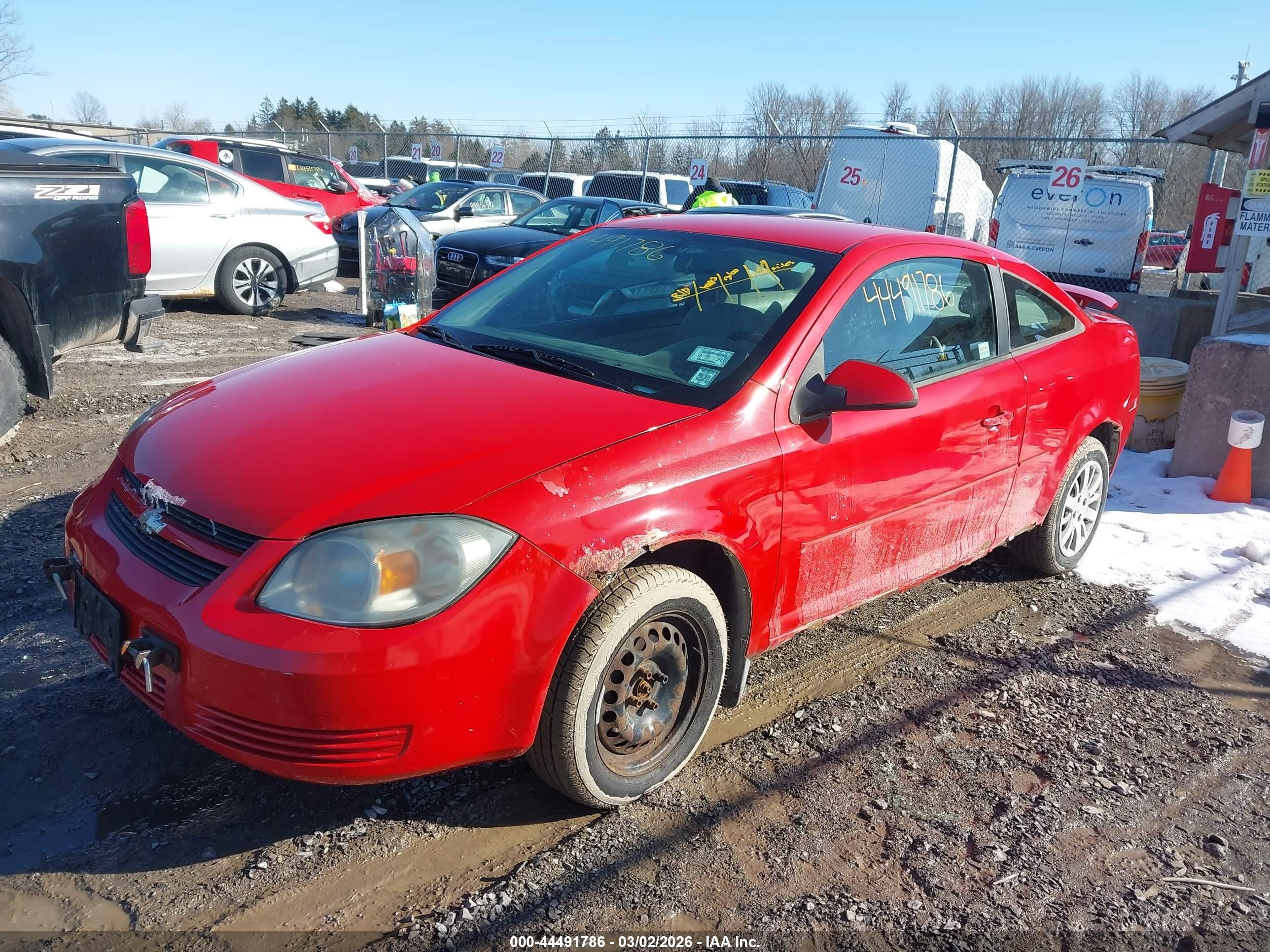 2010 Chevrolet Cobalt Lt Красный vin: 1G1AD1F52A7193965