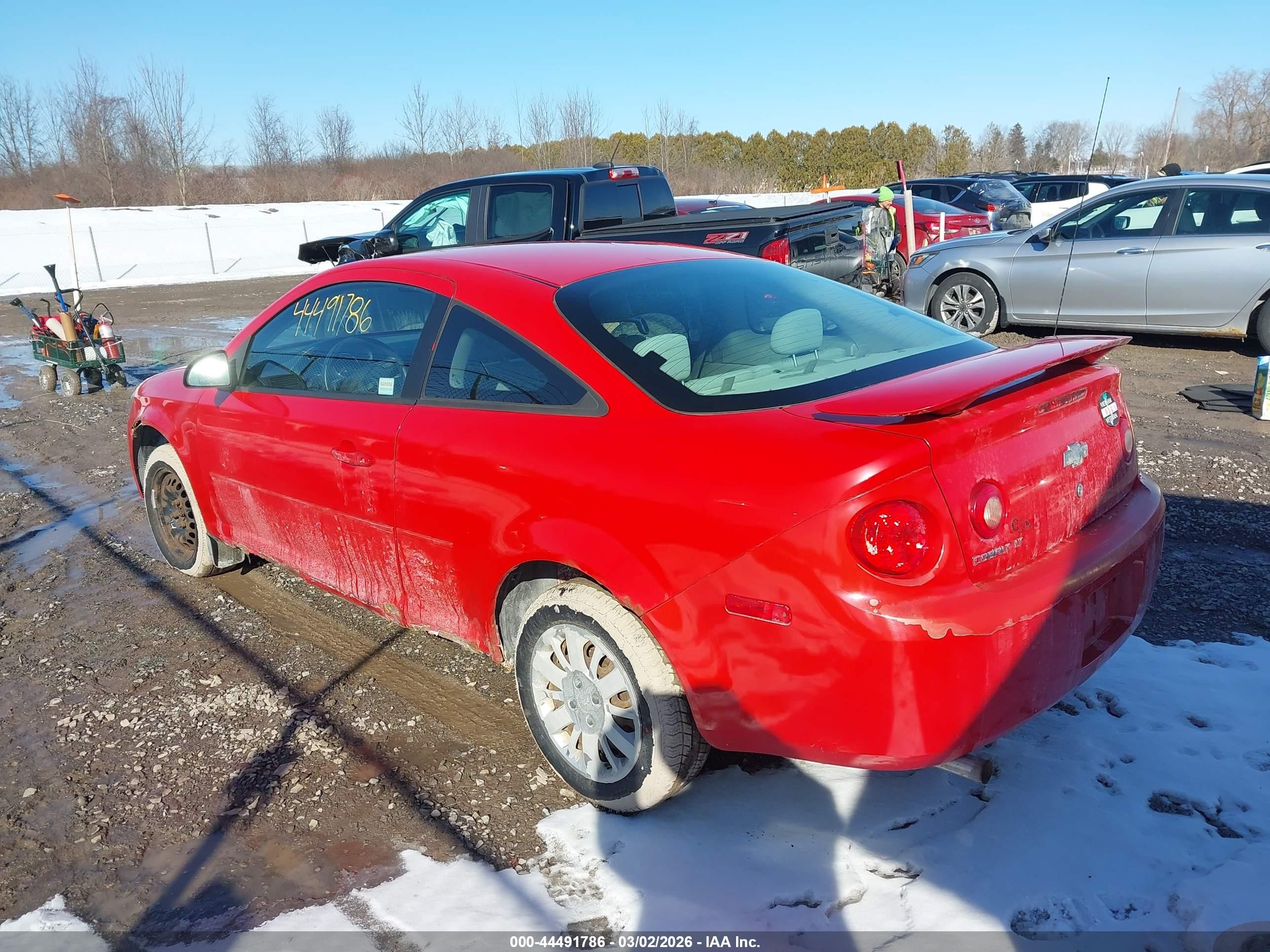 2010 Chevrolet Cobalt Lt Красный vin: 1G1AD1F52A7193965
