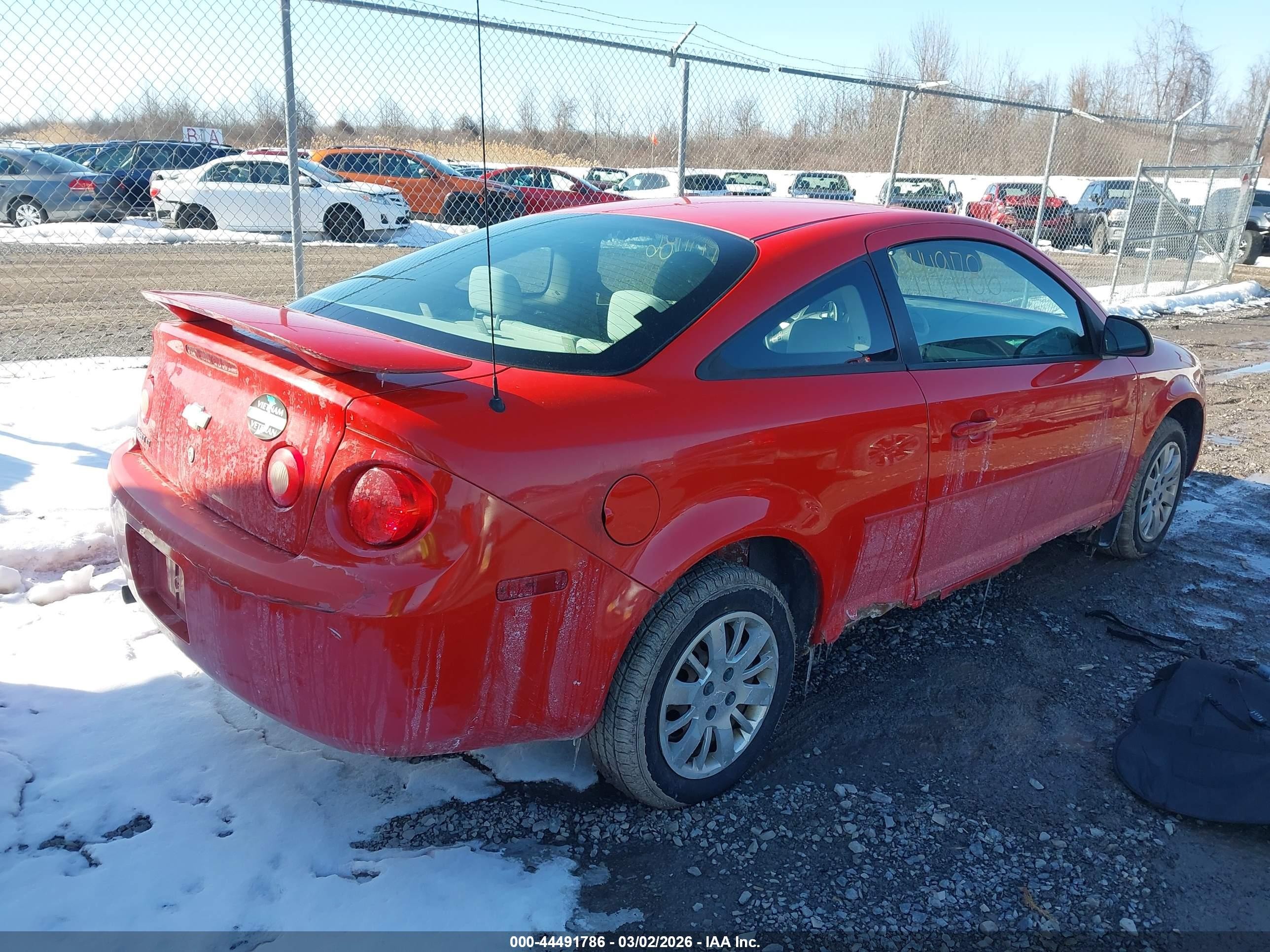 2010 Chevrolet Cobalt Lt Красный vin: 1G1AD1F52A7193965