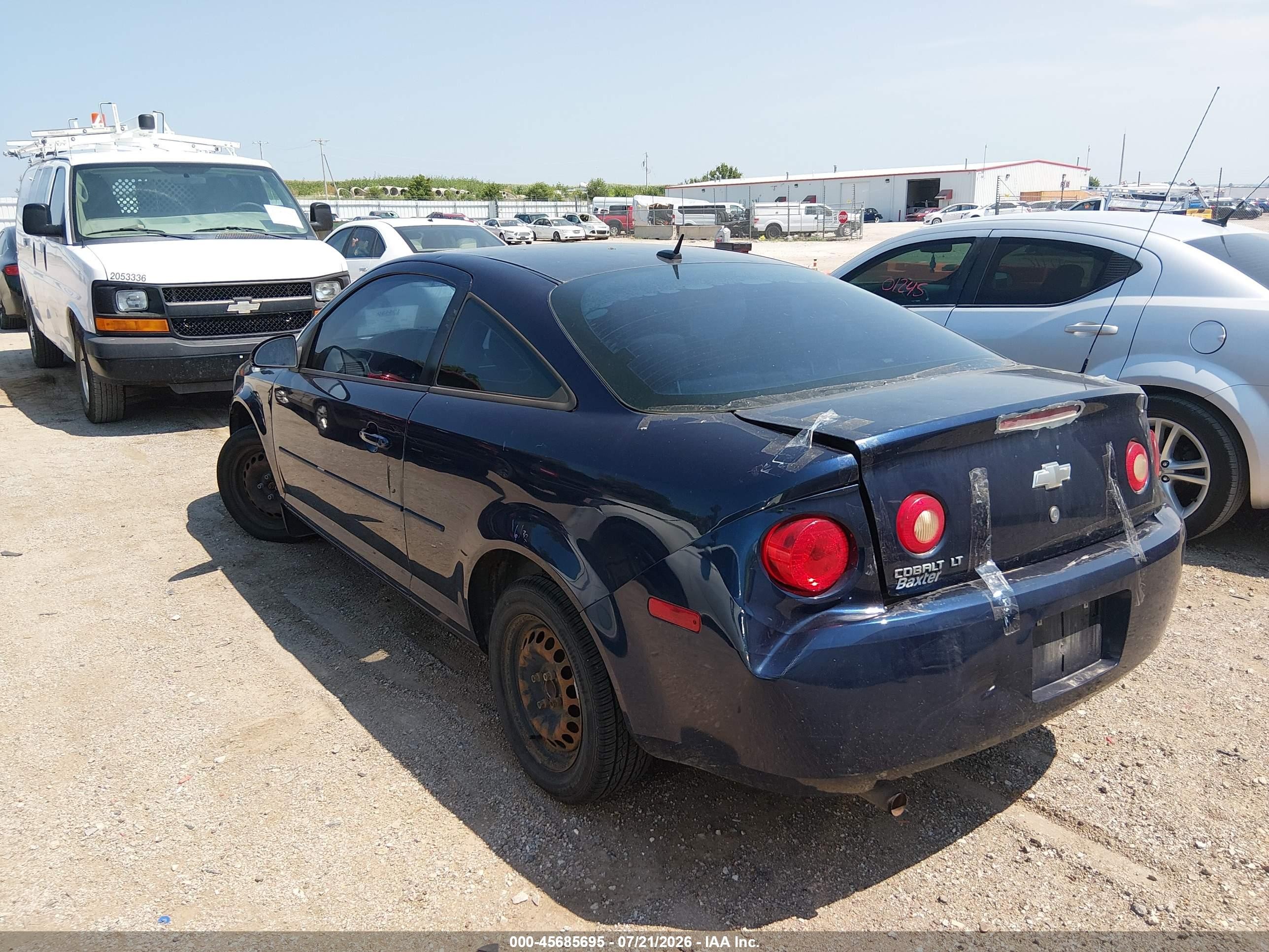 2010 Chevrolet Cobalt Lt Dark Blue vin: 1G1AD1F57A7176434