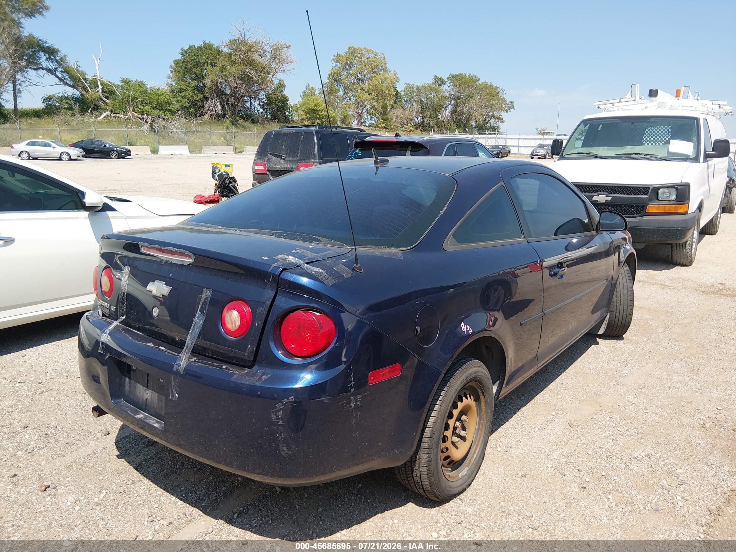2010 Chevrolet Cobalt Lt Dark Blue vin: 1G1AD1F57A7176434