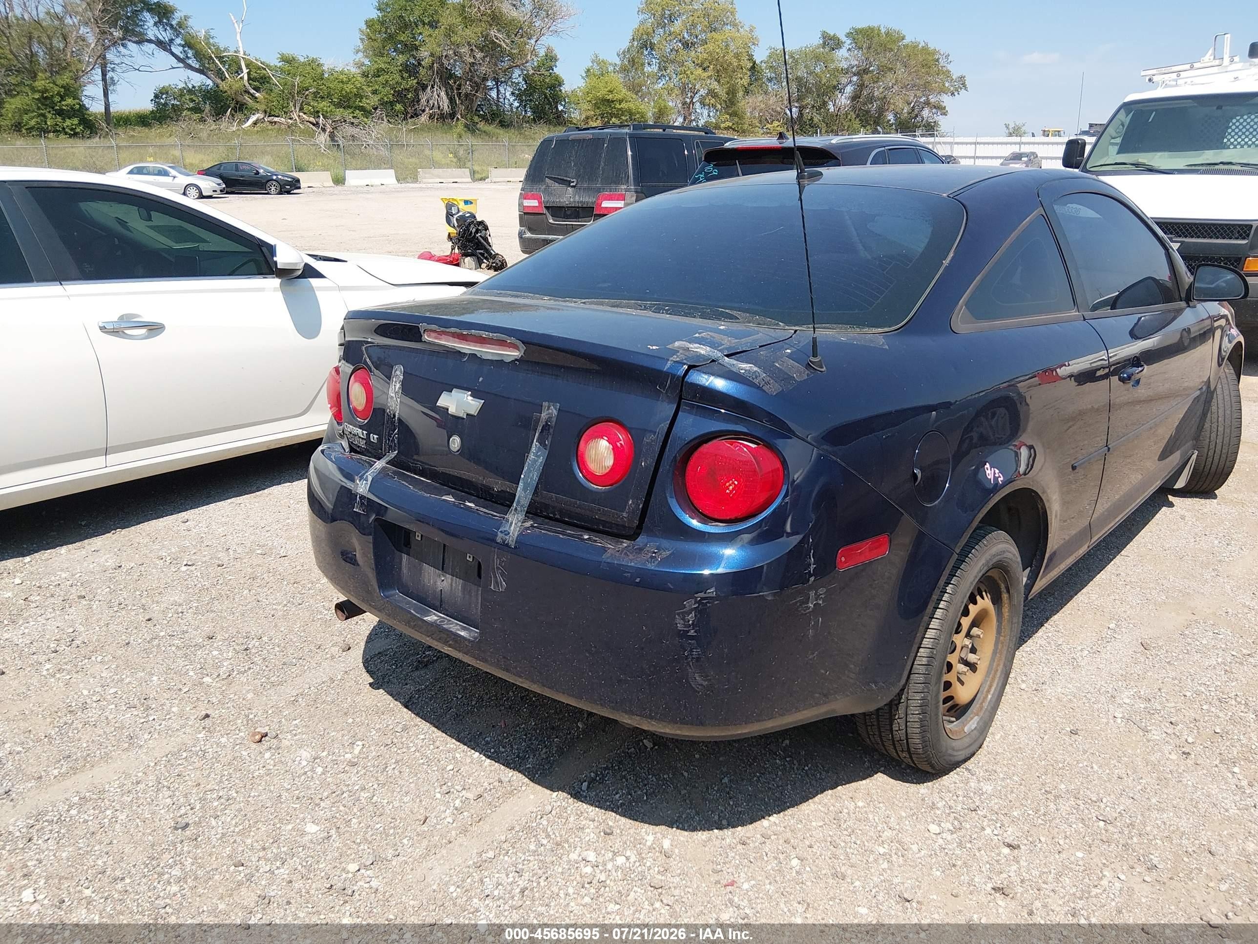 2010 Chevrolet Cobalt Lt Dark Blue vin: 1G1AD1F57A7176434