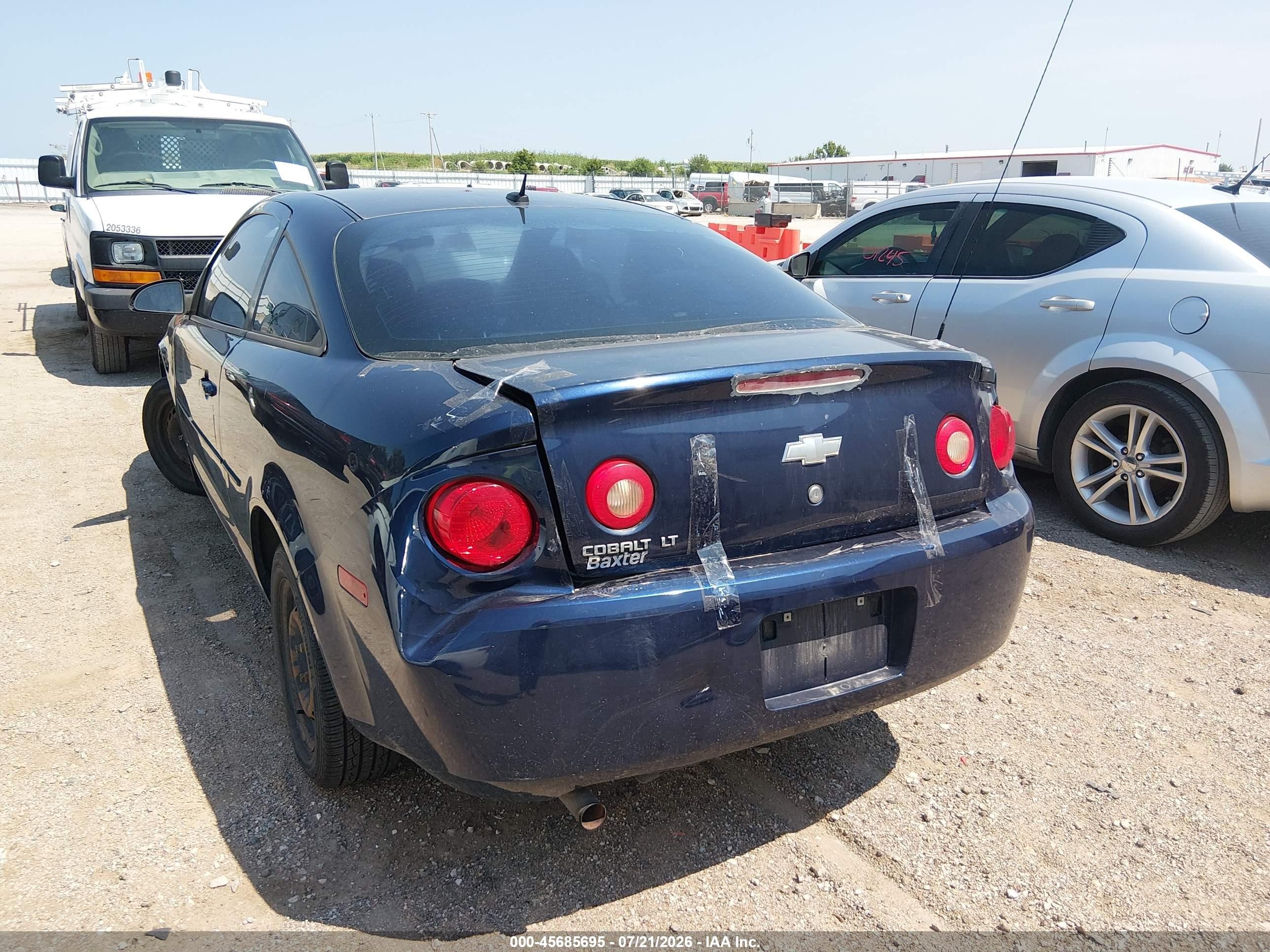 2010 Chevrolet Cobalt Lt Dark Blue vin: 1G1AD1F57A7176434