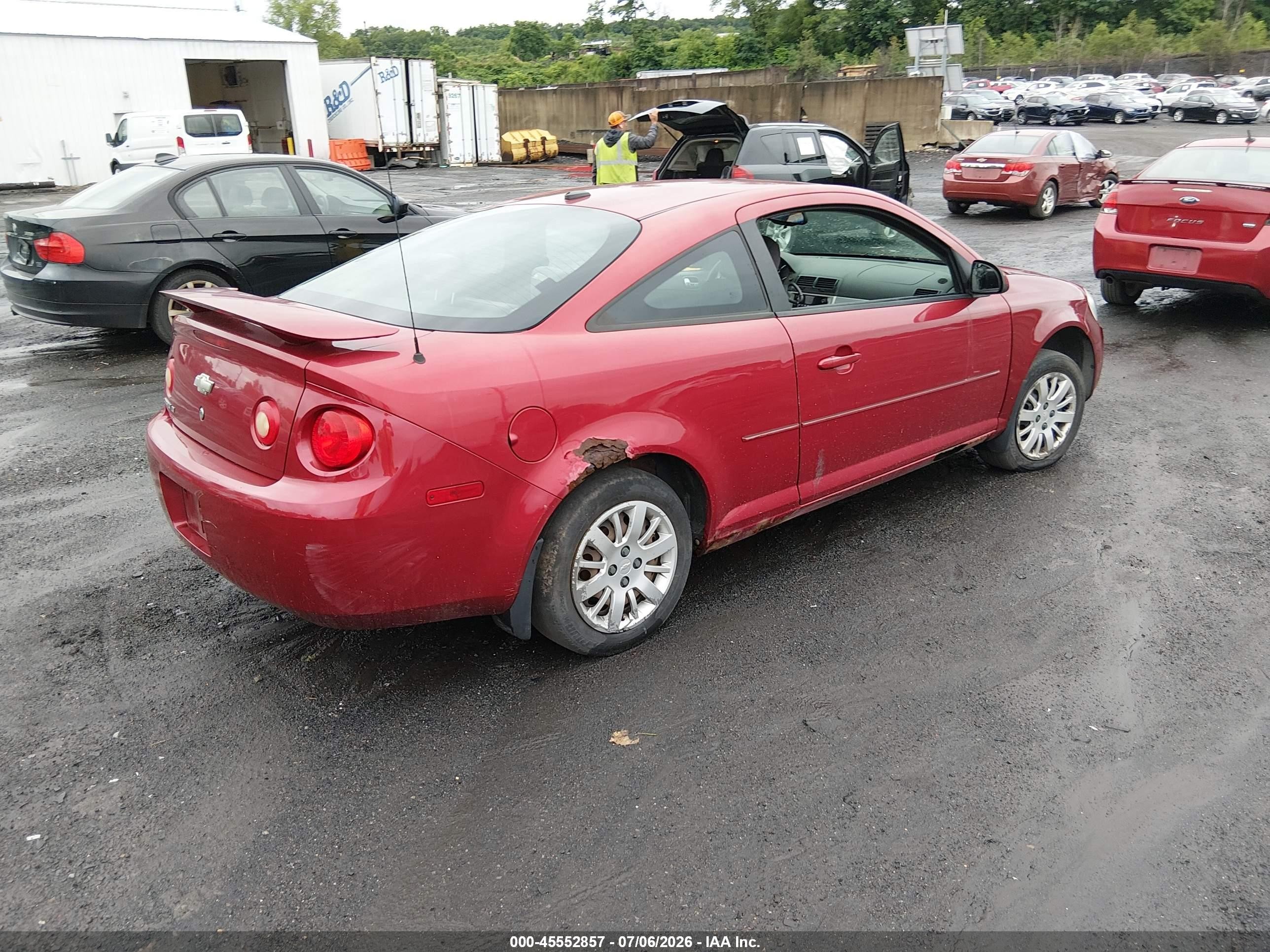 2010 Chevrolet Cobalt Lt Red vin: 1G1AD1F58A7120258