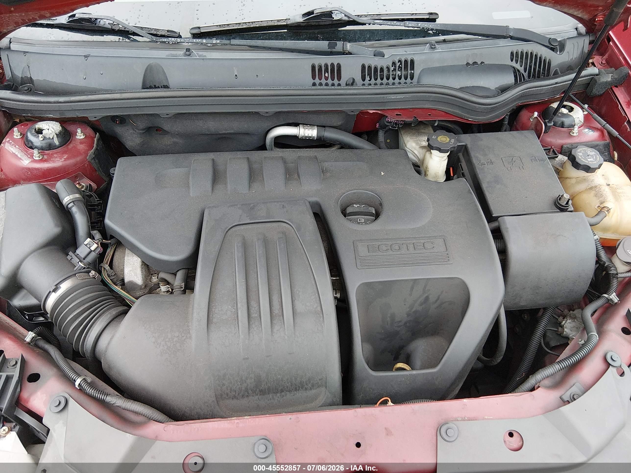 2010 Chevrolet Cobalt Lt Red vin: 1G1AD1F58A7120258