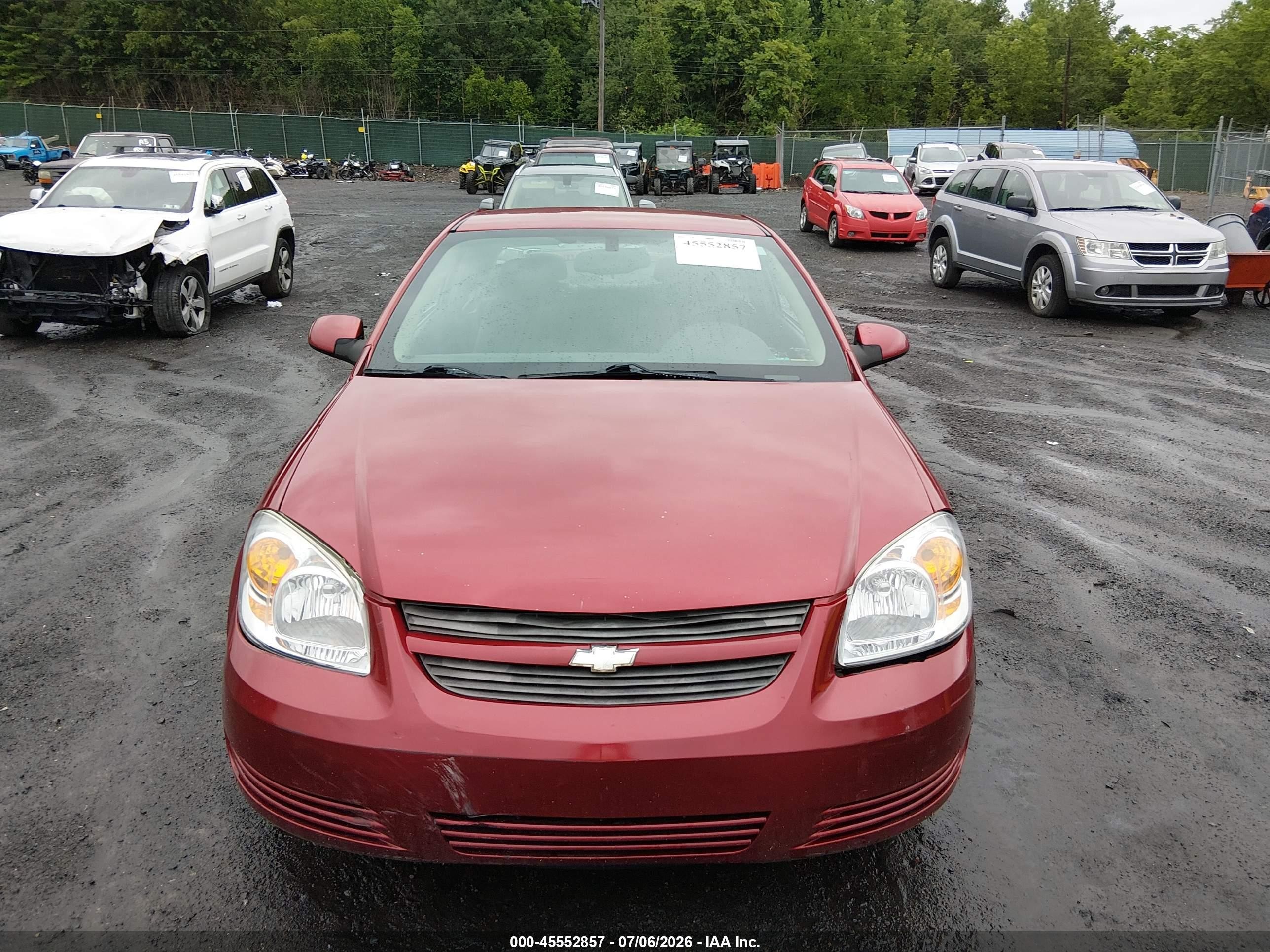2010 Chevrolet Cobalt Lt Red vin: 1G1AD1F58A7120258