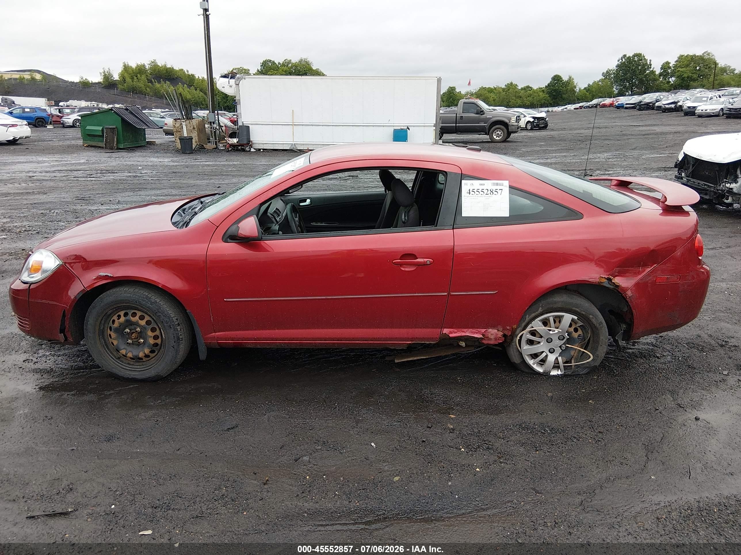 2010 Chevrolet Cobalt Lt Red vin: 1G1AD1F58A7120258