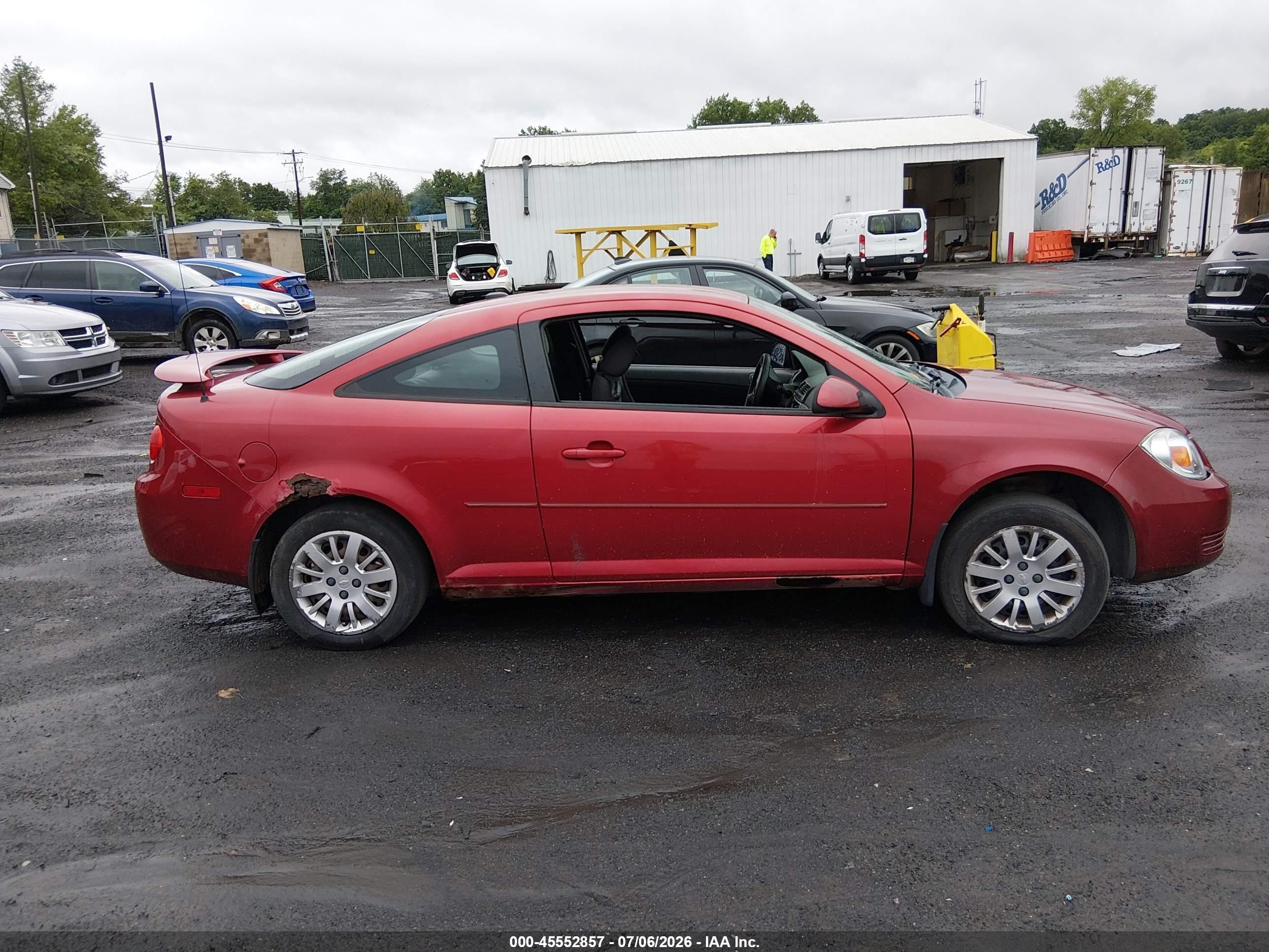 2010 Chevrolet Cobalt Lt Red vin: 1G1AD1F58A7120258