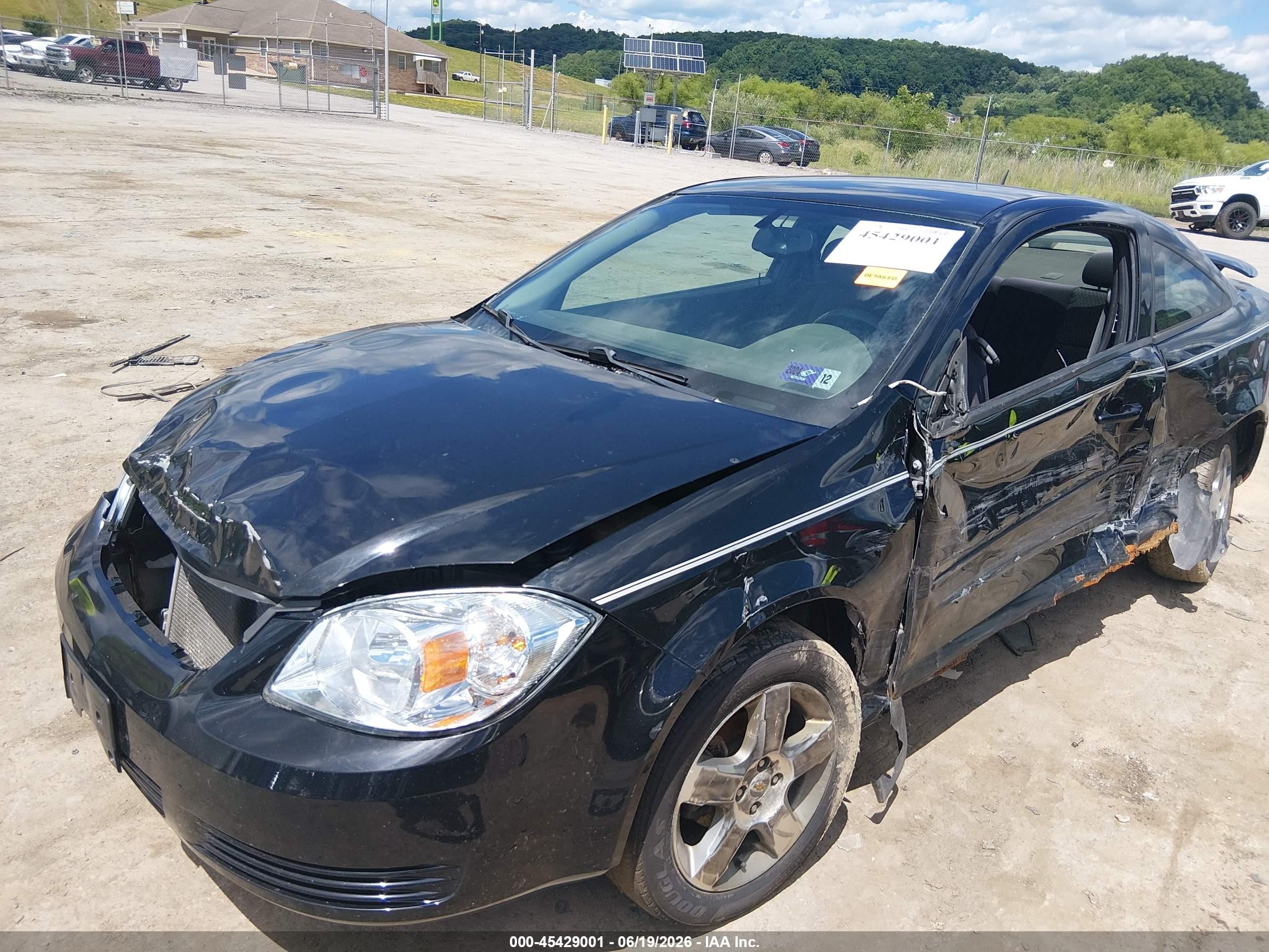 2010 Chevrolet Cobalt Lt Black vin: 1G1AD1F5XA7144223
