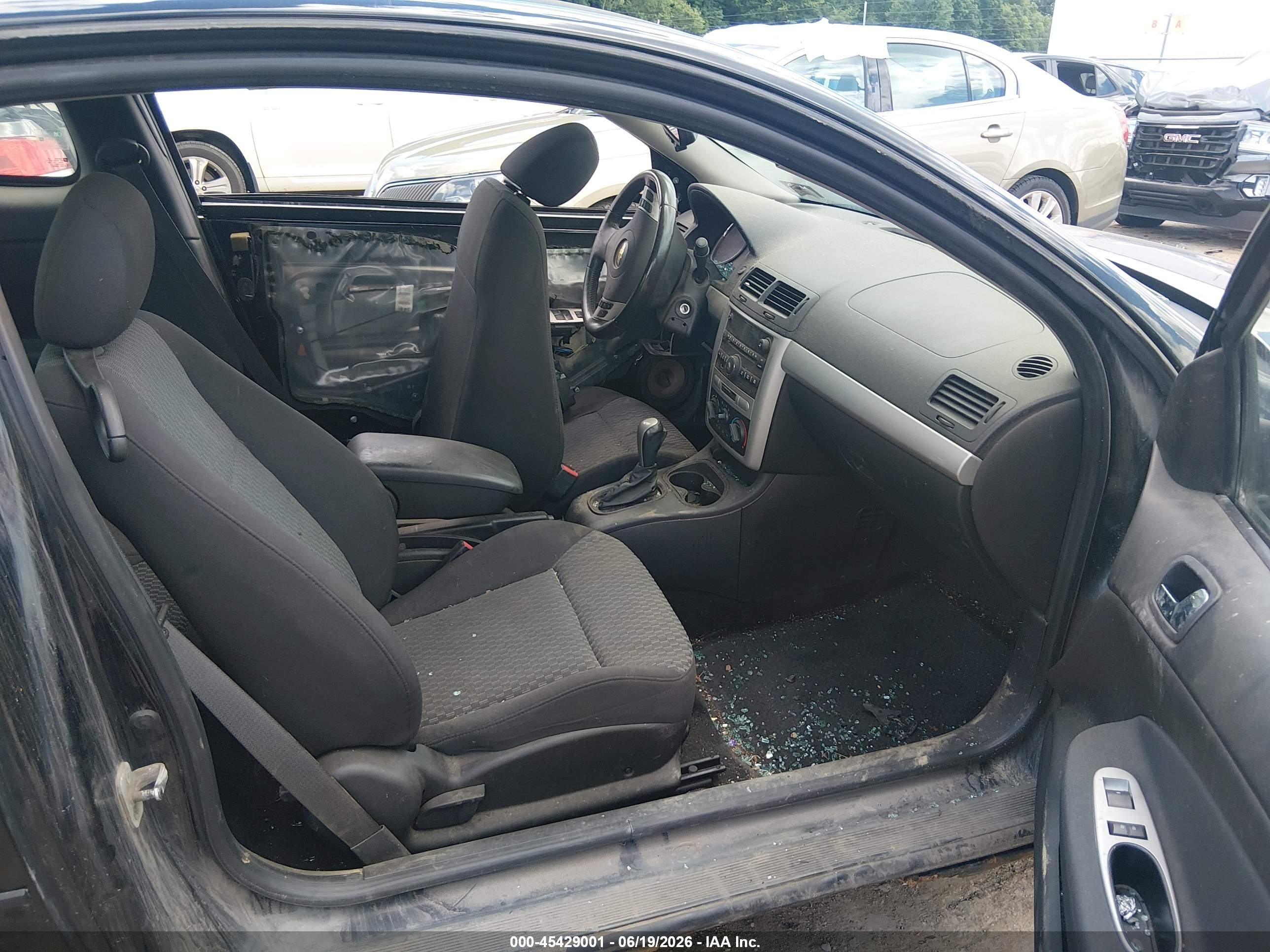 2010 Chevrolet Cobalt Lt Black vin: 1G1AD1F5XA7144223