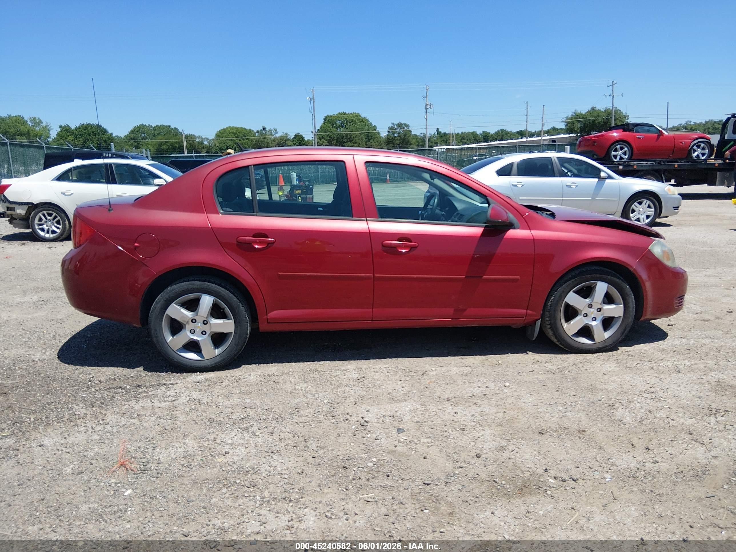 2010 Chevrolet Cobalt Lt Red vin: 1G1AD5F50A7146196