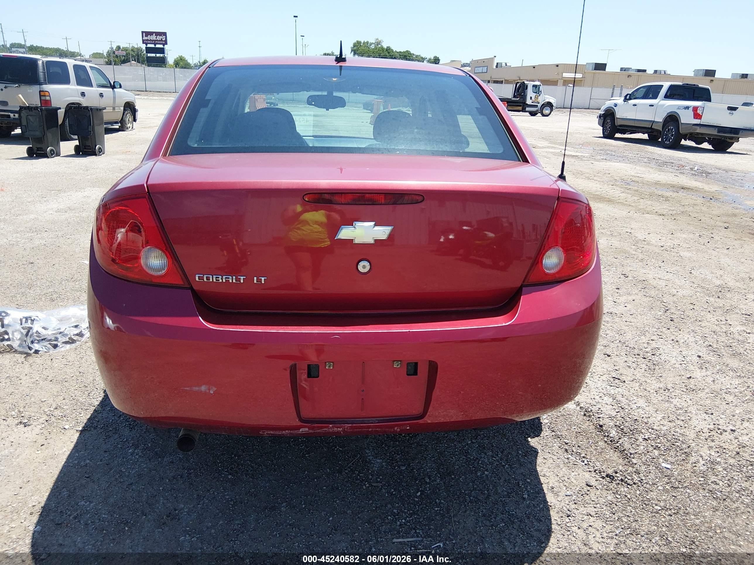 2010 Chevrolet Cobalt Lt Red vin: 1G1AD5F50A7146196