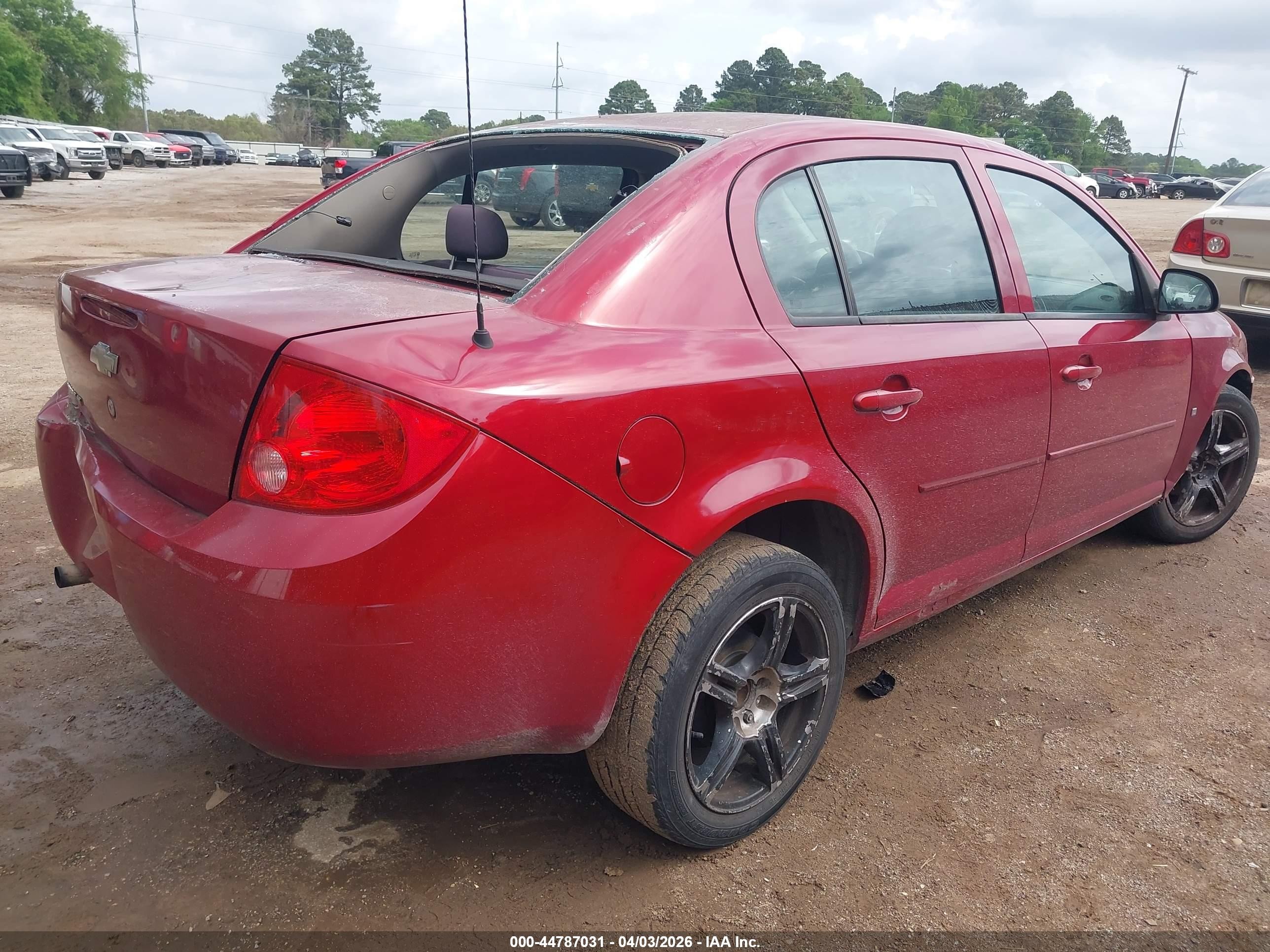 2010 Chevrolet Cobalt Lt Red vin: 1G1AD5F50A7158610