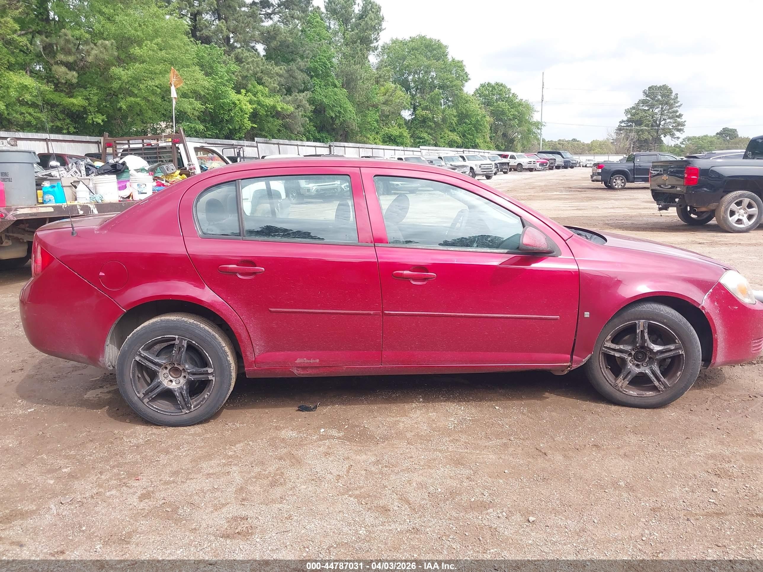 2010 Chevrolet Cobalt Lt Red vin: 1G1AD5F50A7158610