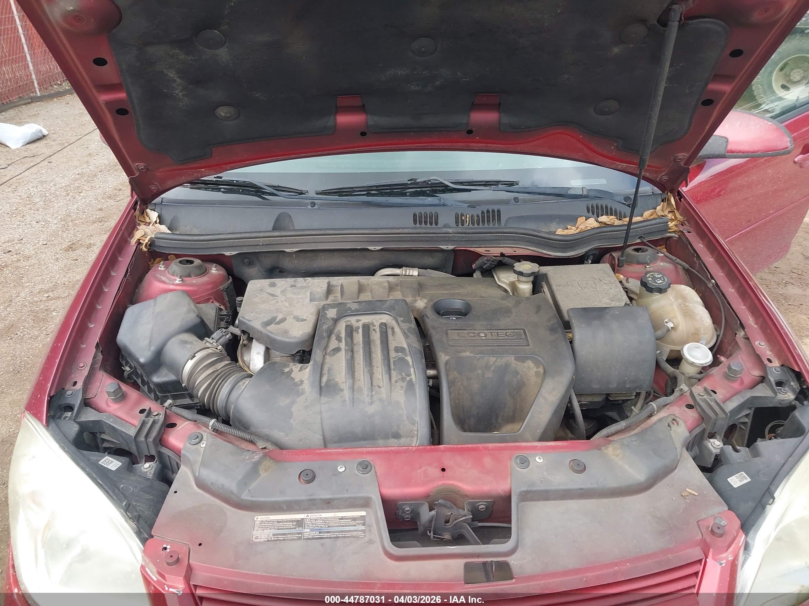 2010 Chevrolet Cobalt Lt Red vin: 1G1AD5F50A7158610