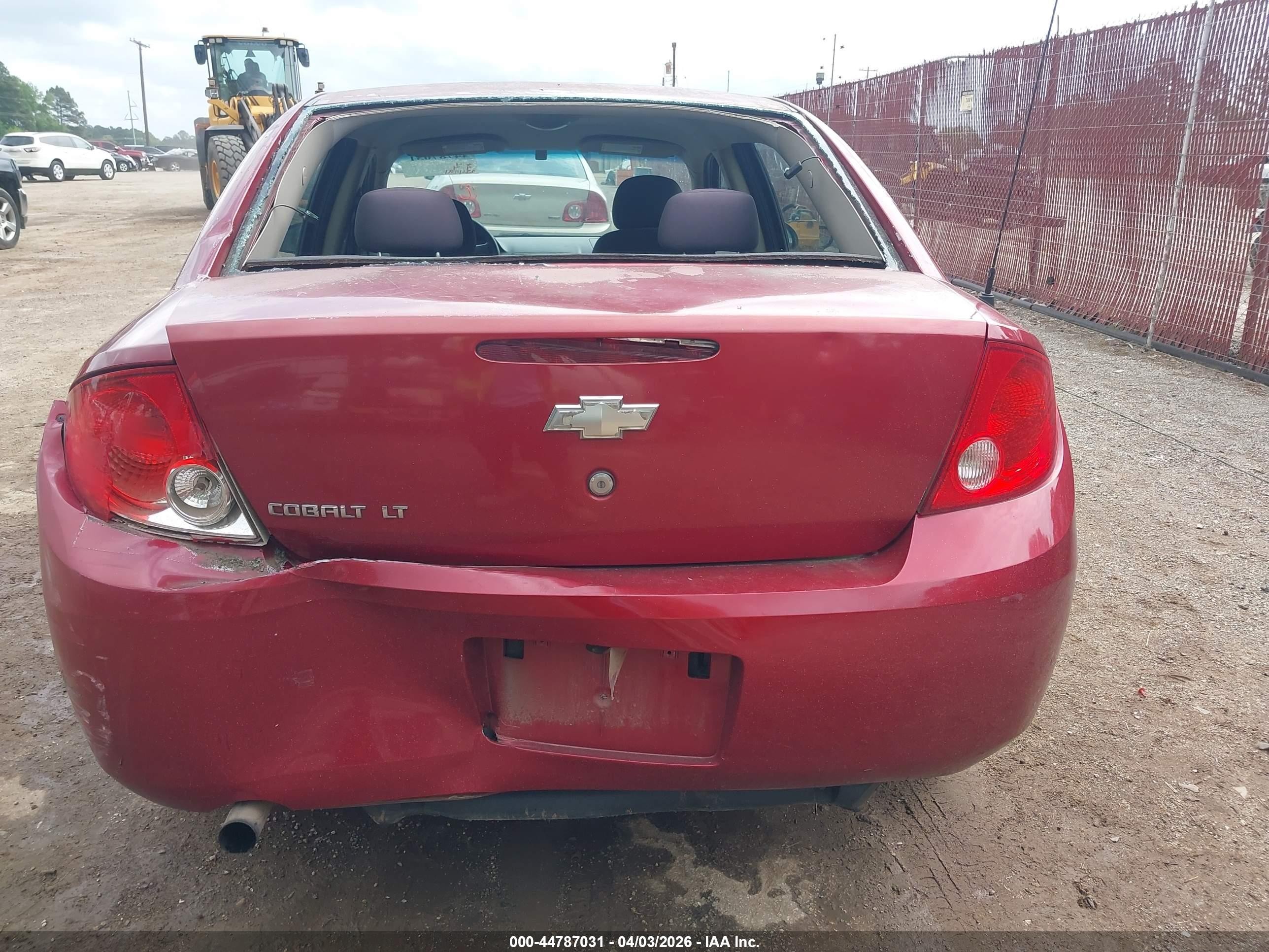 2010 Chevrolet Cobalt Lt Red vin: 1G1AD5F50A7158610