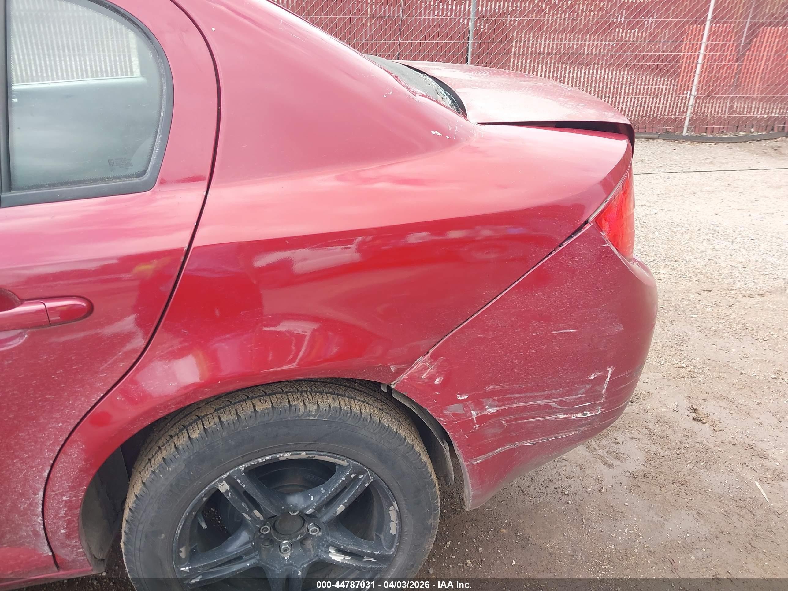 2010 Chevrolet Cobalt Lt Red vin: 1G1AD5F50A7158610