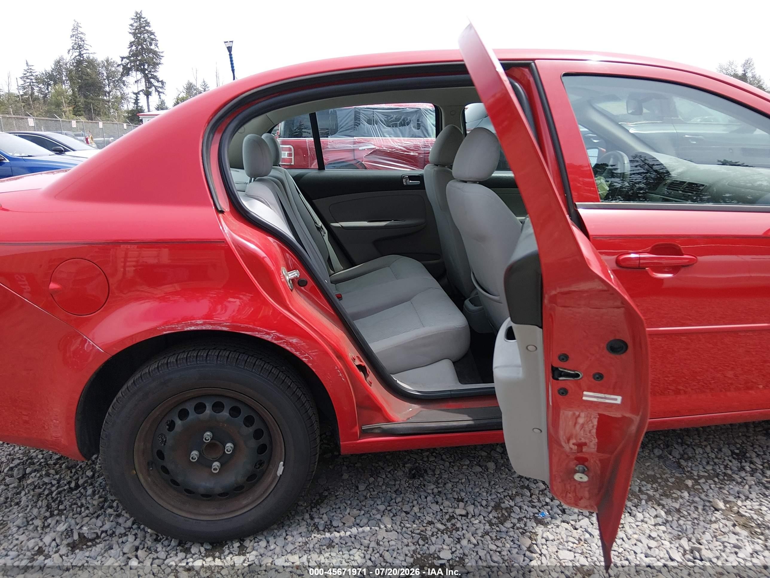 2010 Chevrolet Cobalt Lt Красный vin: 1G1AD5F50A7211869