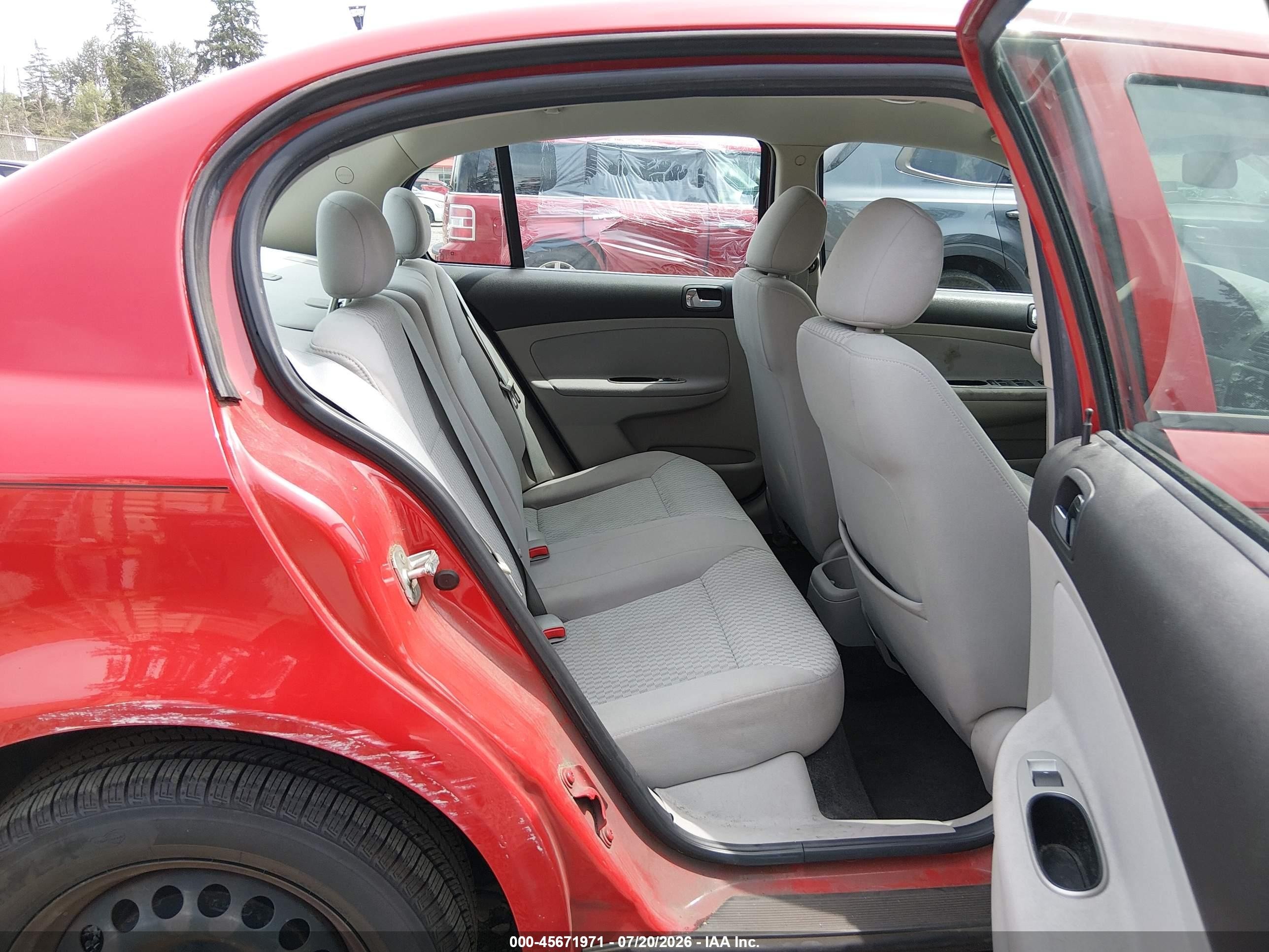 2010 Chevrolet Cobalt Lt Красный vin: 1G1AD5F50A7211869