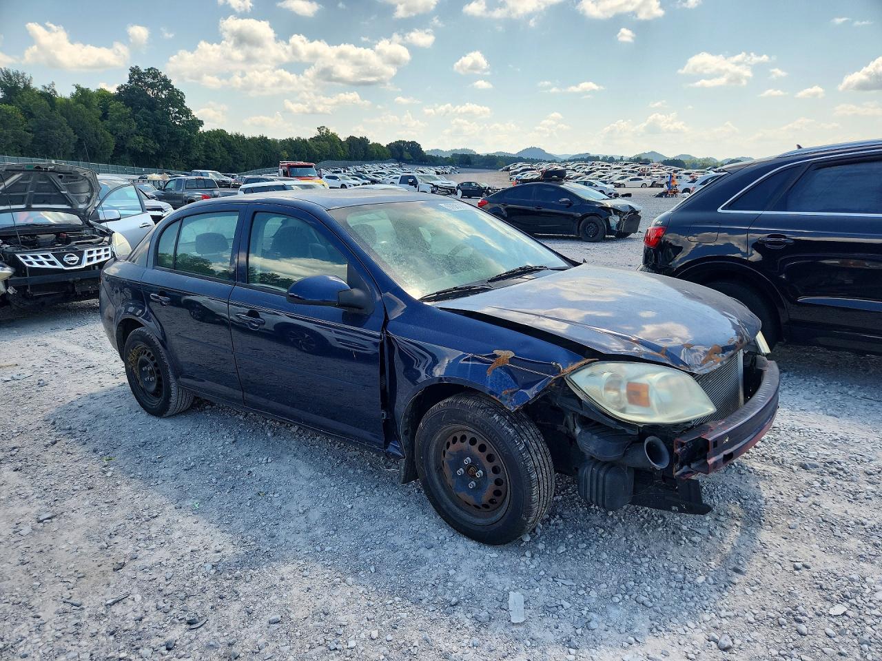 2010 Chevrolet Cobalt 1lt Blue vin: 1G1AD5F51A7172645