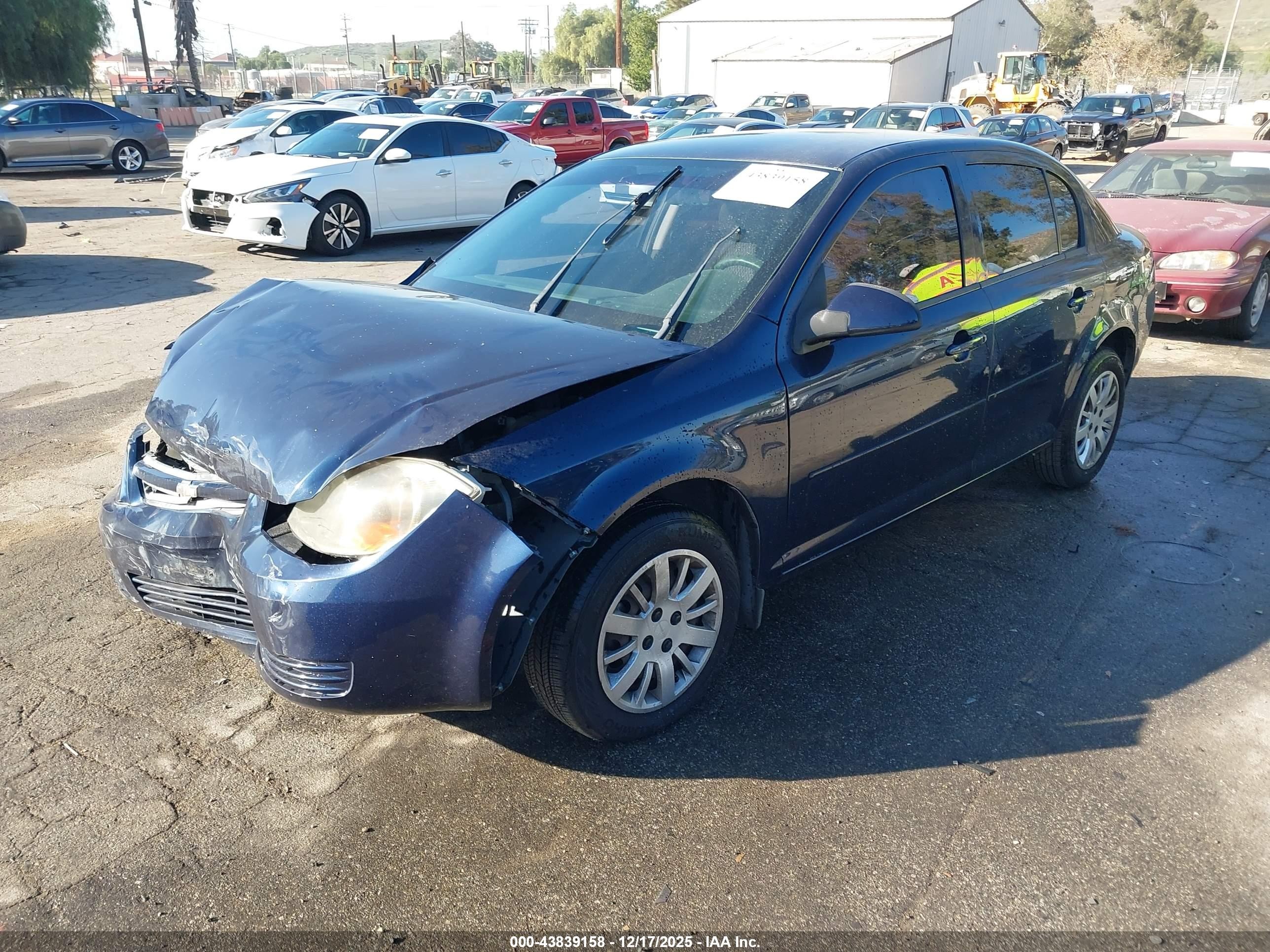 2010 Chevrolet Cobalt Lt Blue vin: 1G1AD5F51A7177165