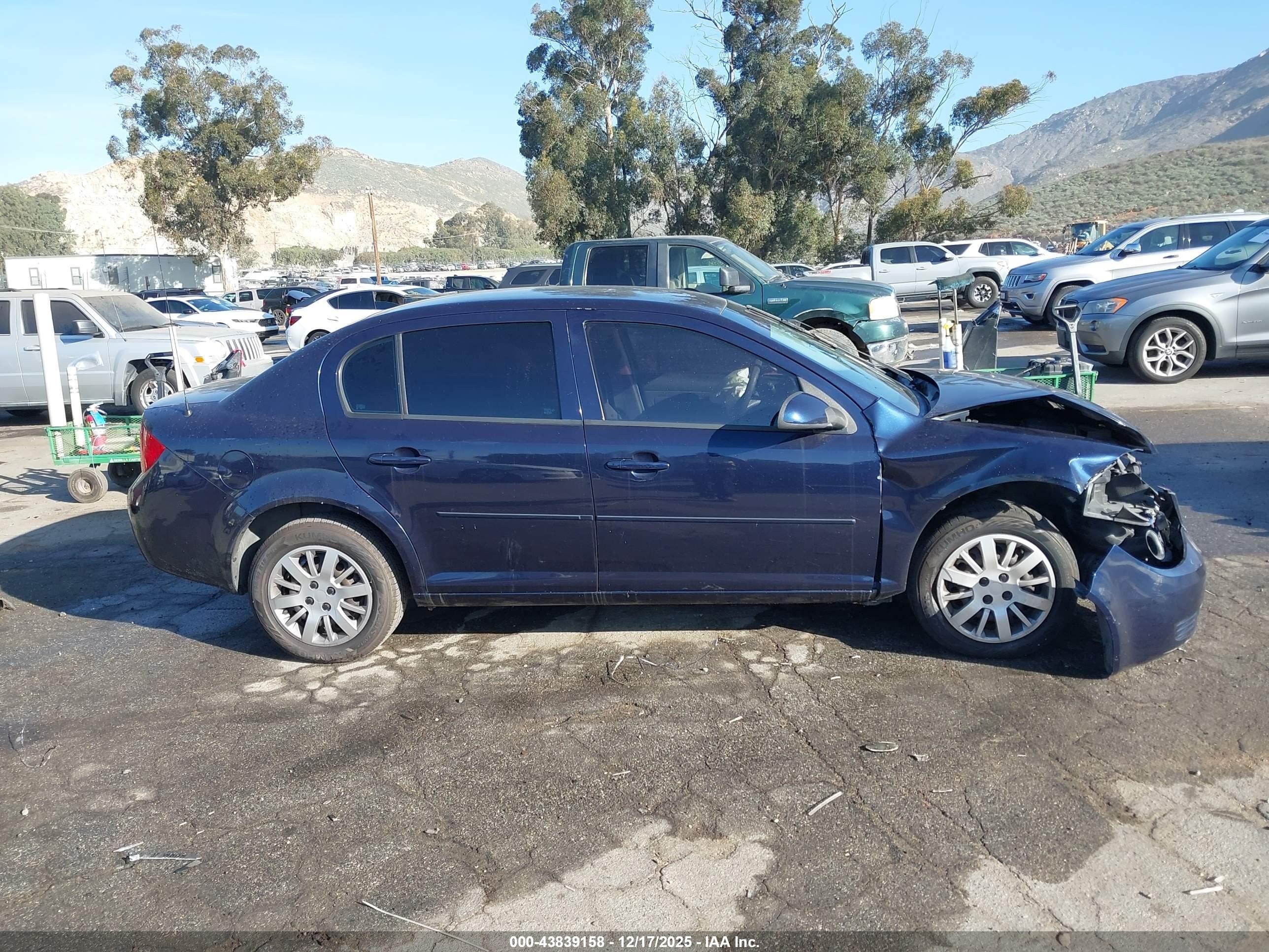 2010 Chevrolet Cobalt Lt Blue vin: 1G1AD5F51A7177165