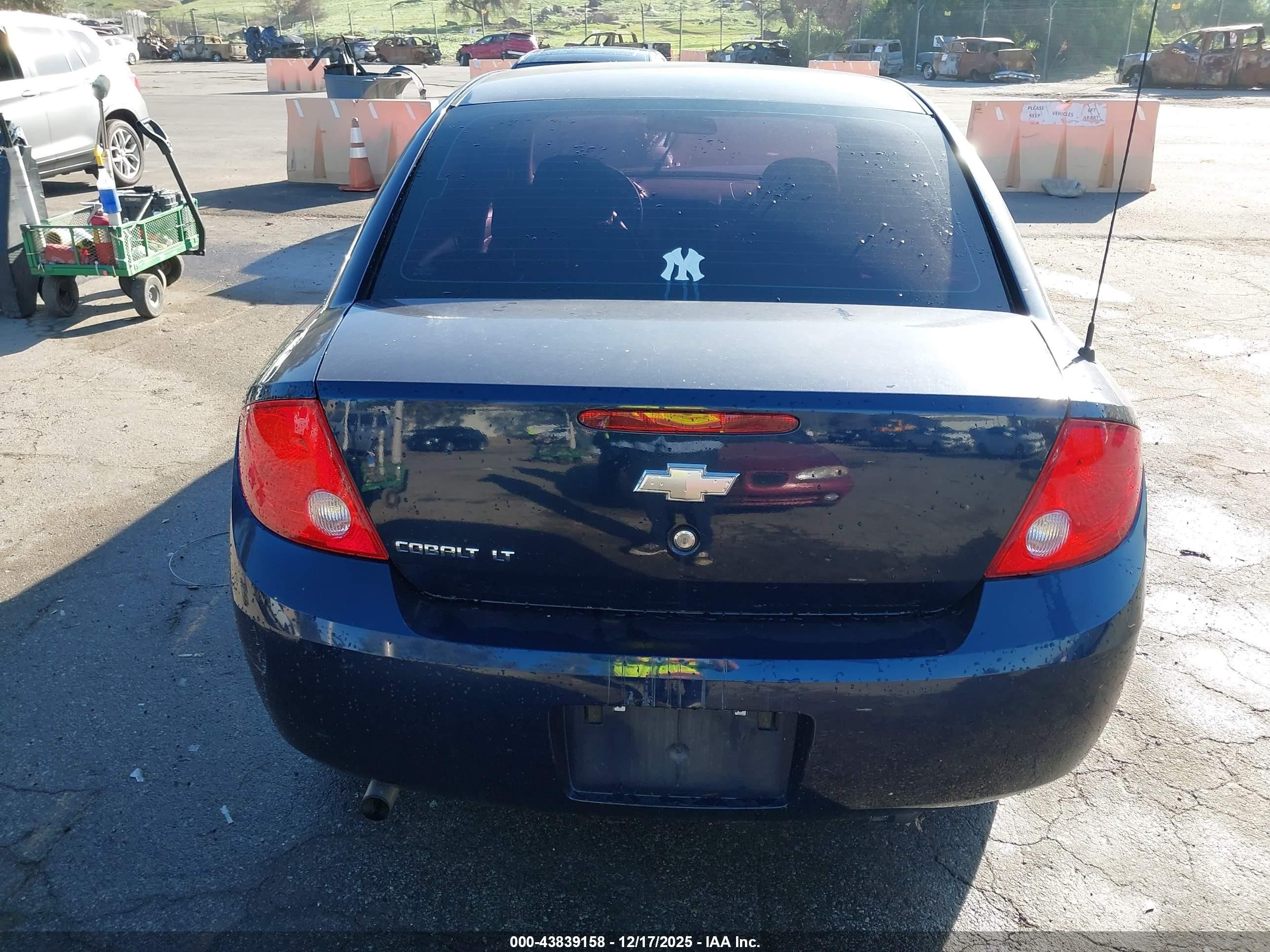 2010 Chevrolet Cobalt Lt Blue vin: 1G1AD5F51A7177165