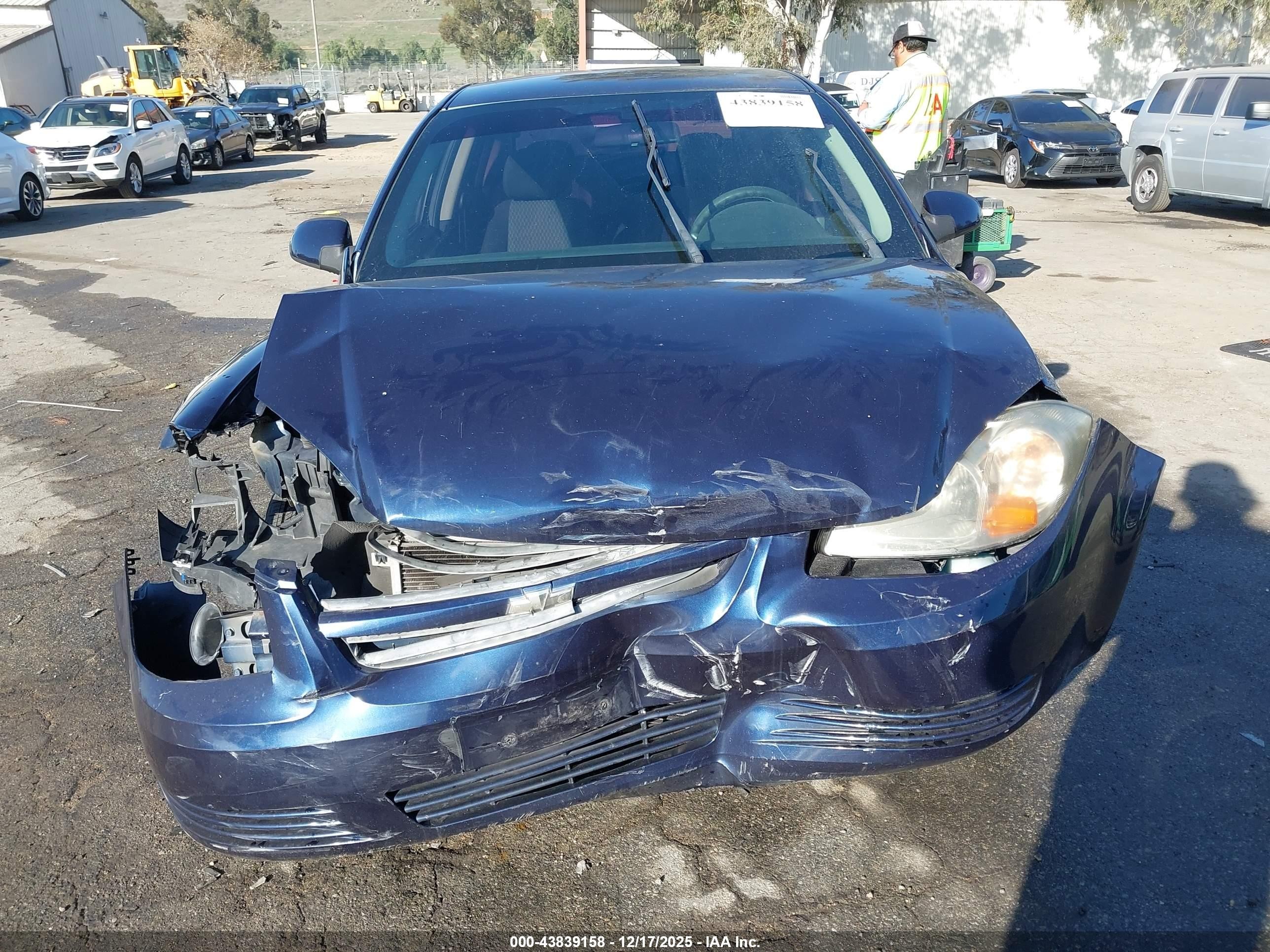 2010 Chevrolet Cobalt Lt Blue vin: 1G1AD5F51A7177165