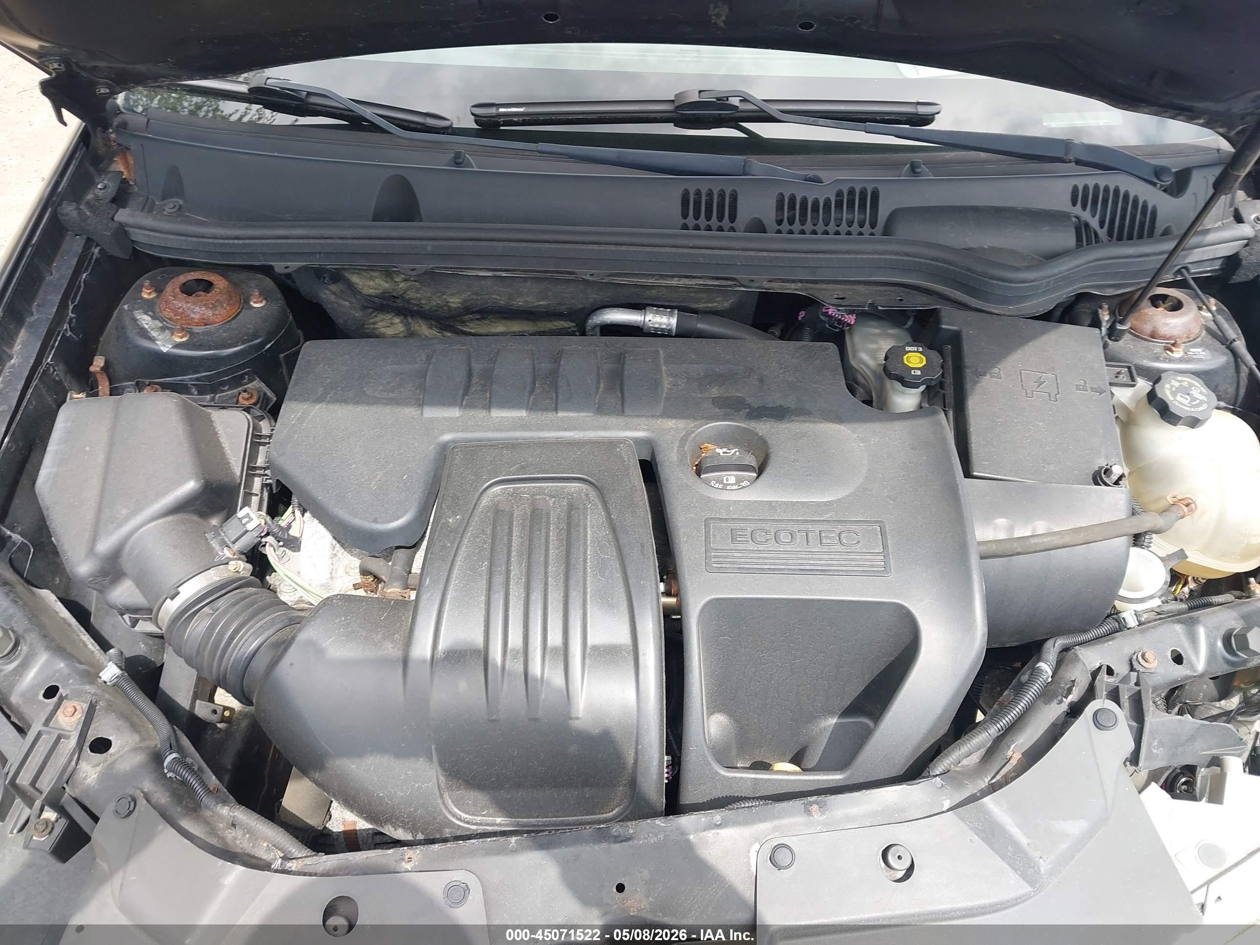 2010 Chevrolet Cobalt Lt Черный vin: 1G1AD5F51A7185086