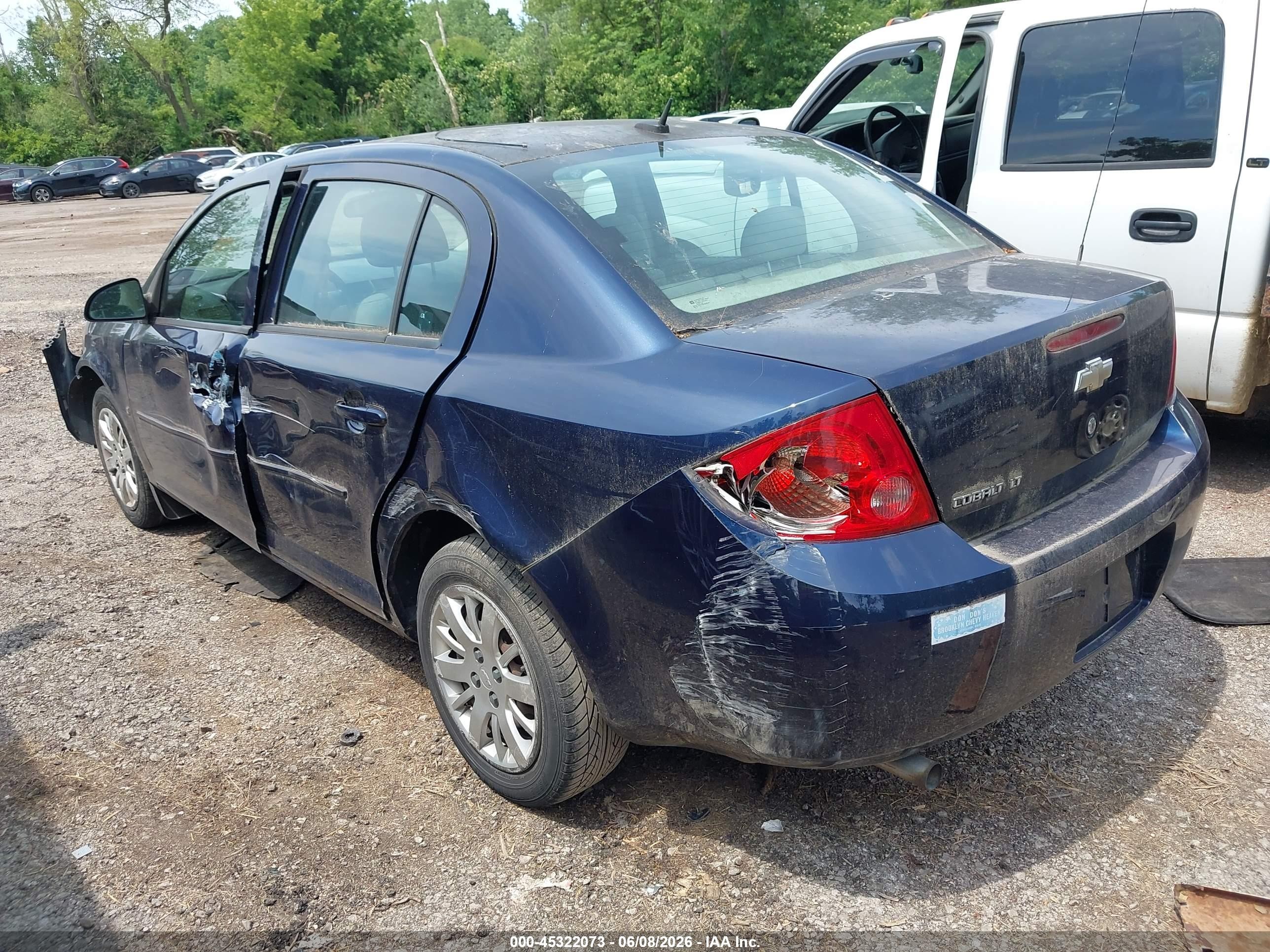 2010 Chevrolet Cobalt Lt Navy vin: 1G1AD5F52A7124541