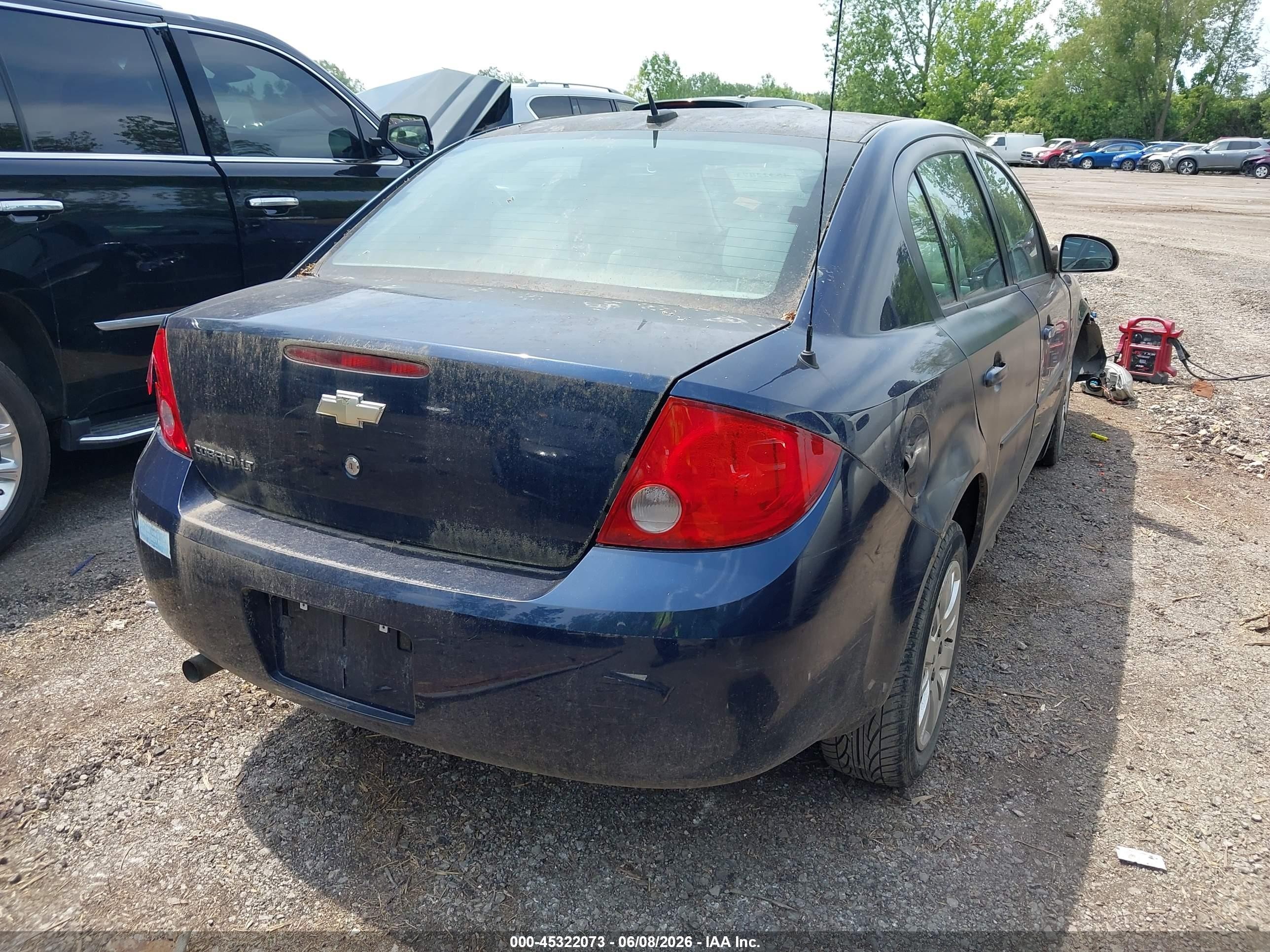 2010 Chevrolet Cobalt Lt Navy vin: 1G1AD5F52A7124541