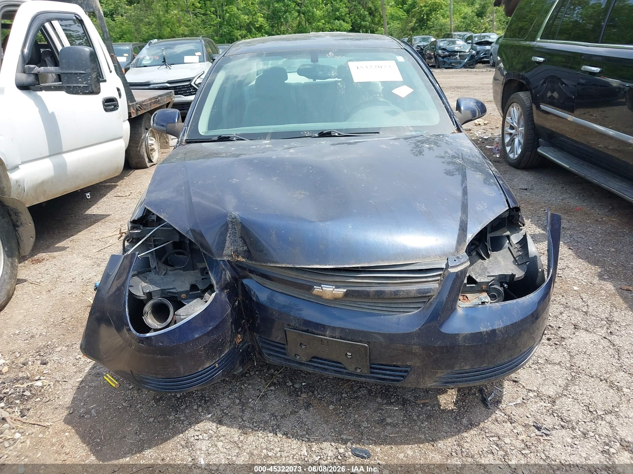 2010 Chevrolet Cobalt Lt Navy vin: 1G1AD5F52A7124541
