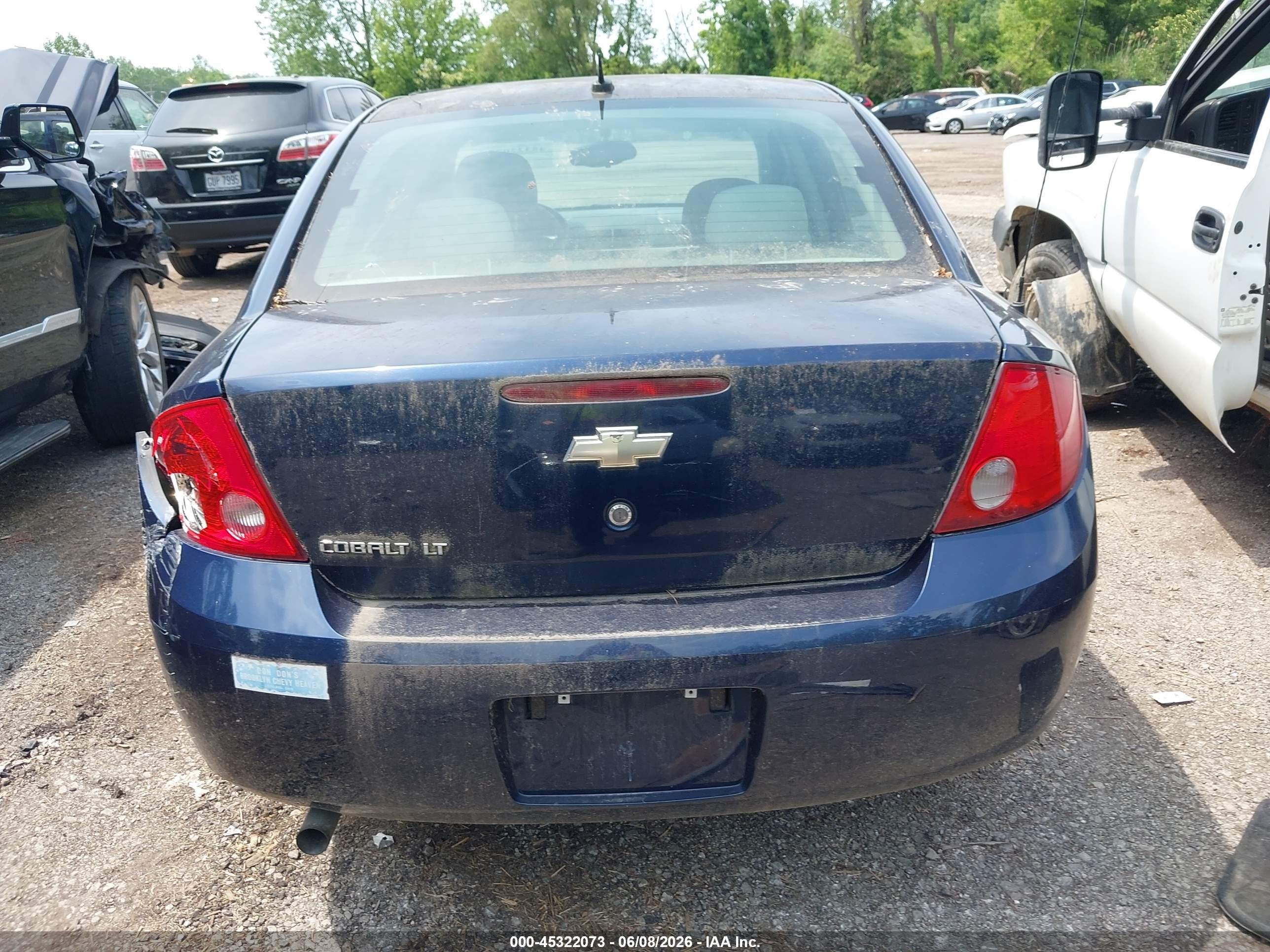 2010 Chevrolet Cobalt Lt Navy vin: 1G1AD5F52A7124541