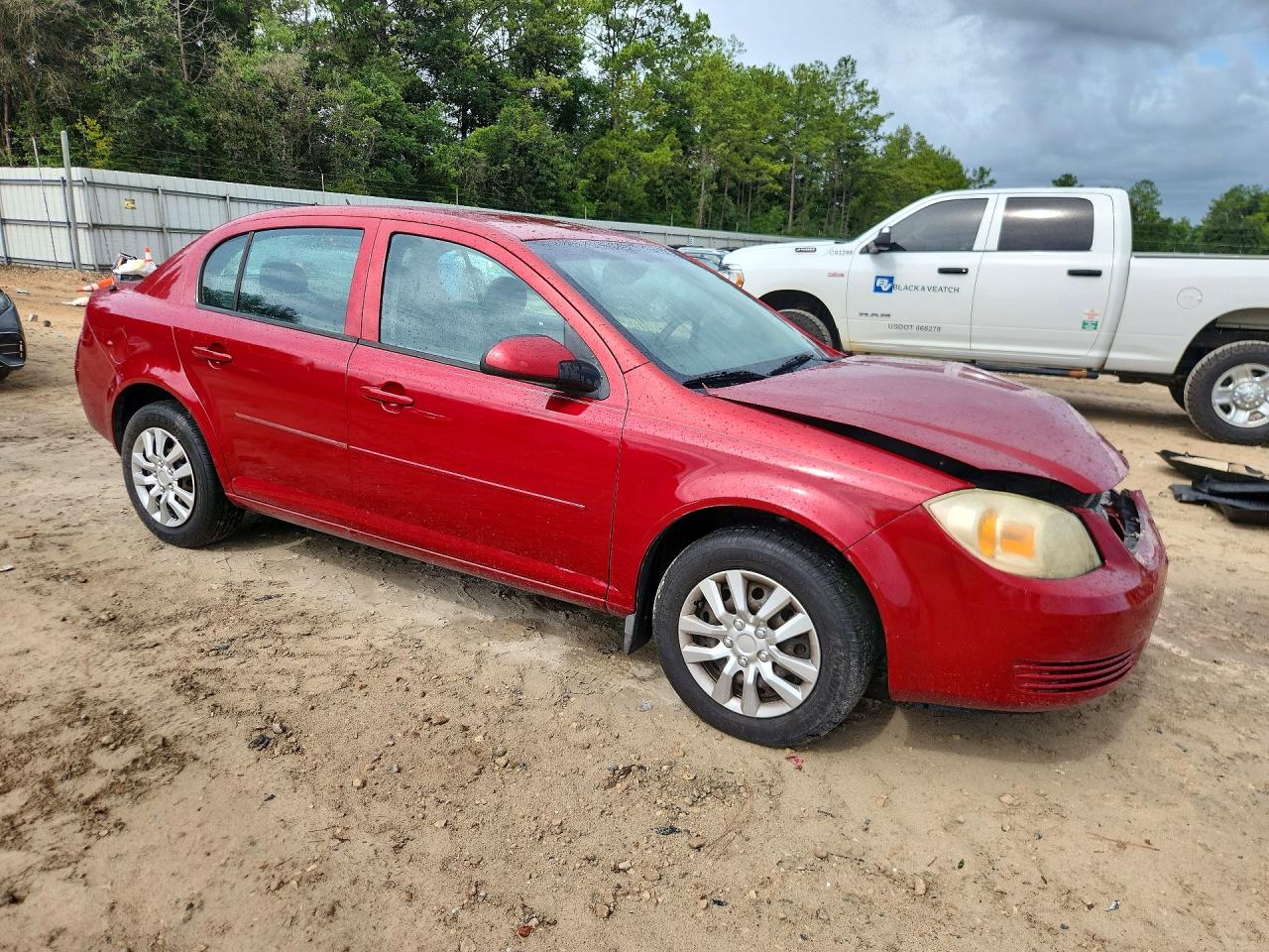 2010 Chevrolet Cobalt 1lt Red vin: 1G1AD5F52A7128282