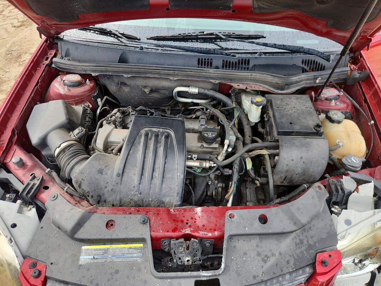 2010 Chevrolet Cobalt 1lt Red vin: 1G1AD5F52A7128282