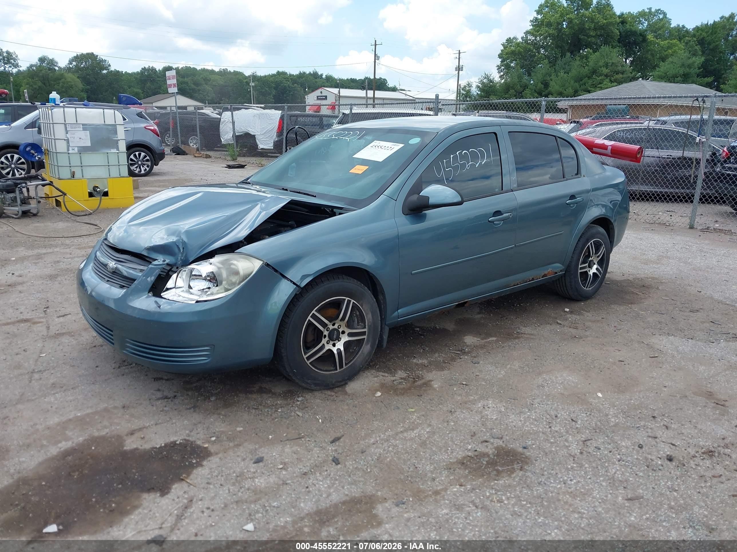 2010 Chevrolet Cobalt Lt Синий vin: 1G1AD5F52A7160018