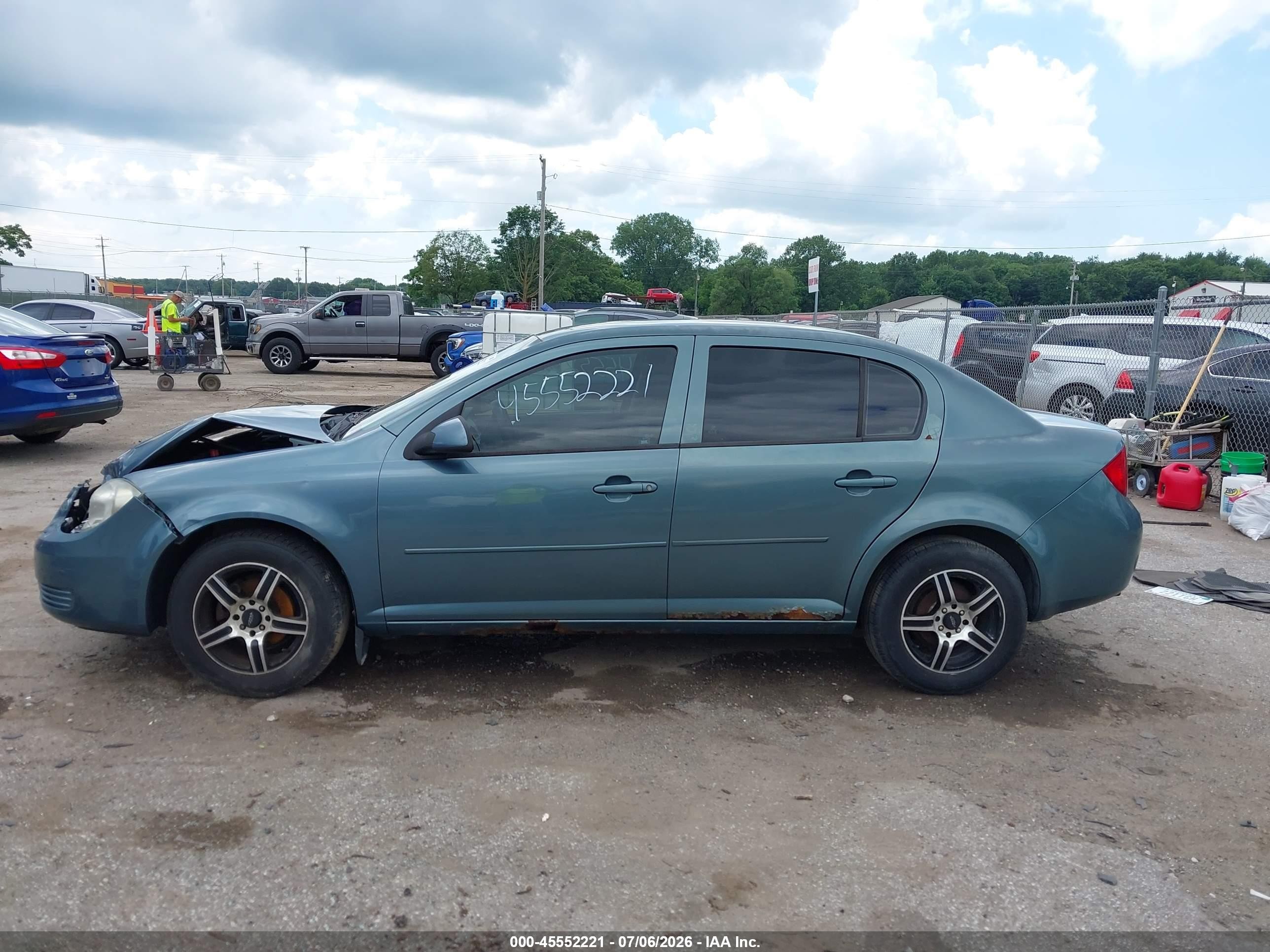 2010 Chevrolet Cobalt Lt Синий vin: 1G1AD5F52A7160018
