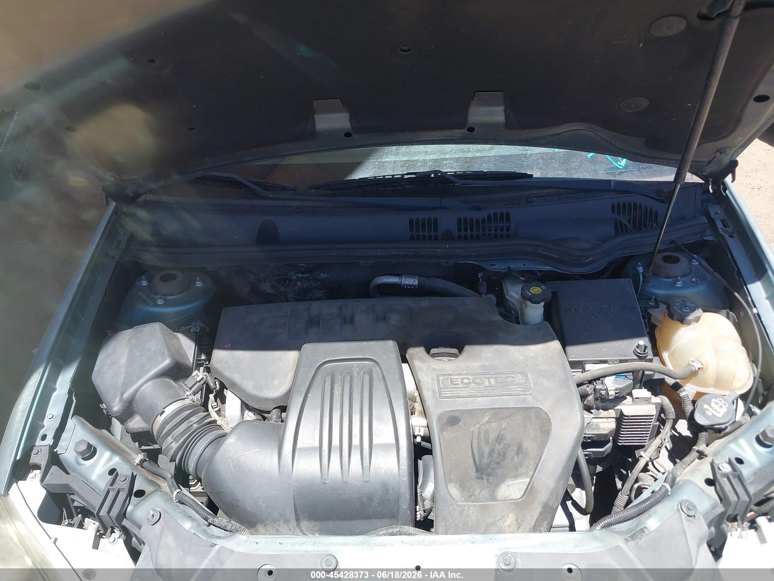2010 Chevrolet Cobalt Lt Green vin: 1G1AD5F52A7167440