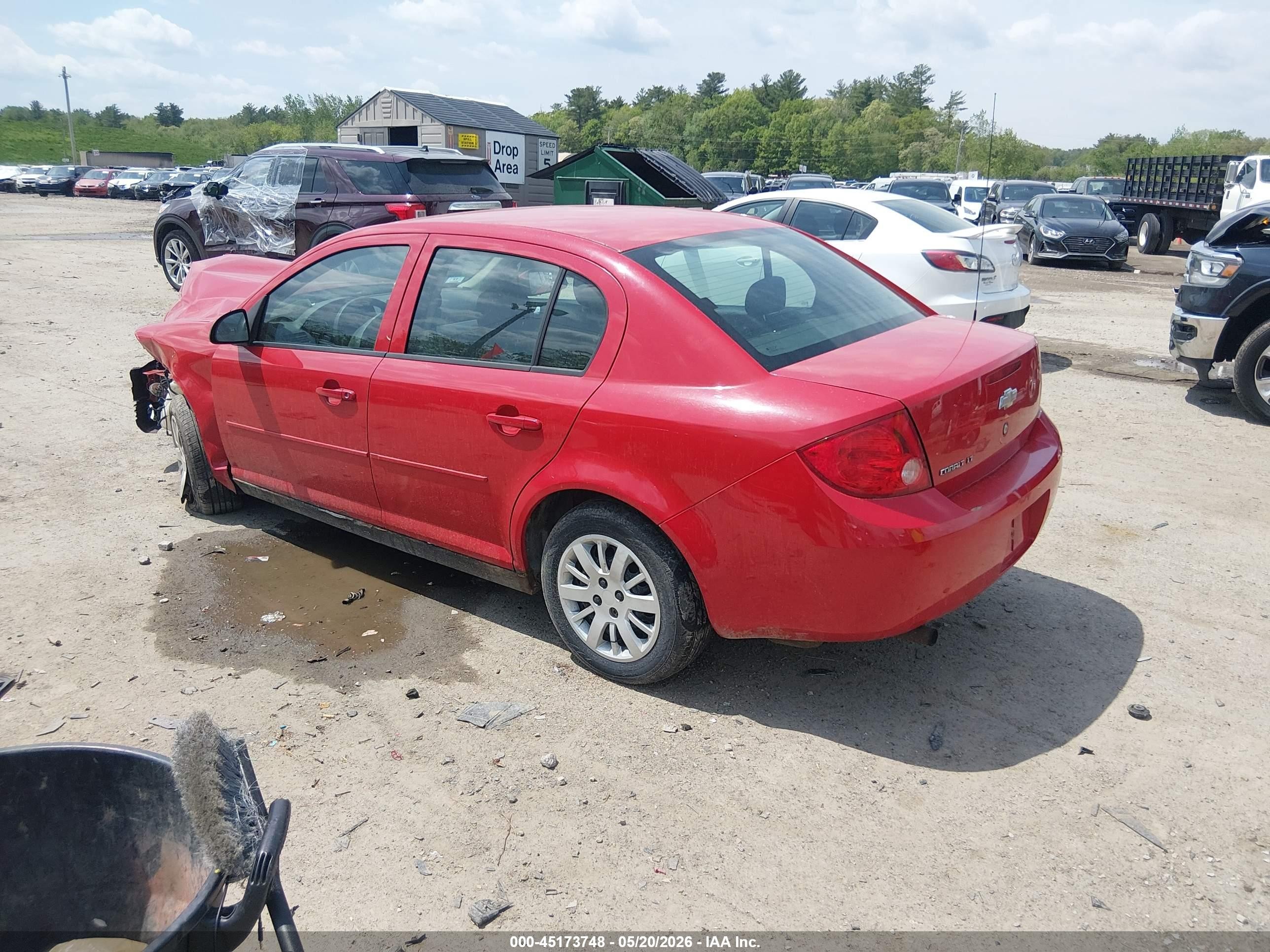 2010 Chevrolet Cobalt Lt Red vin: 1G1AD5F52A7171276