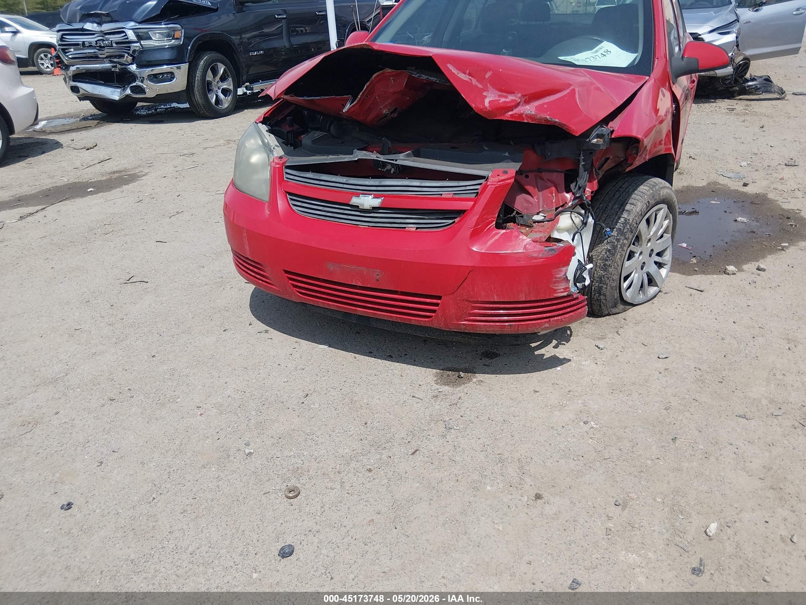 2010 Chevrolet Cobalt Lt Red vin: 1G1AD5F52A7171276