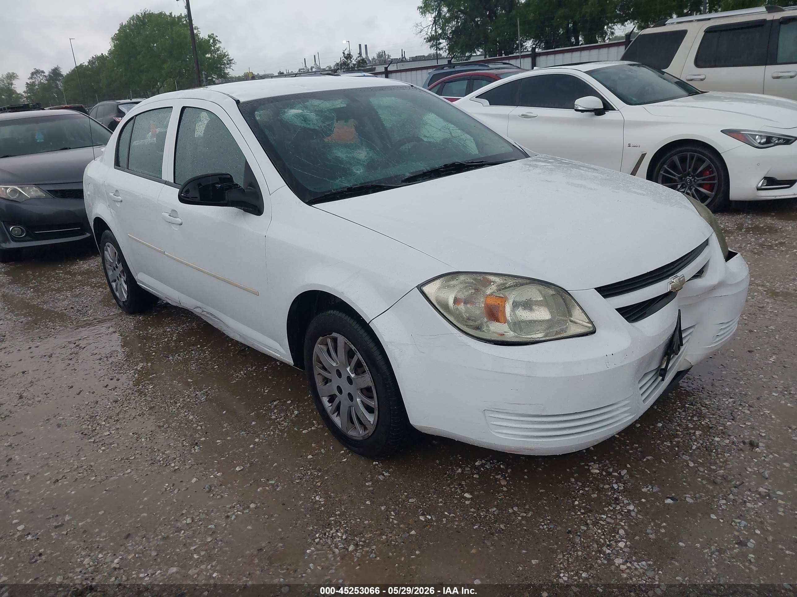 2010 Chevrolet Cobalt Lt White vin: 1G1AD5F52A7188370